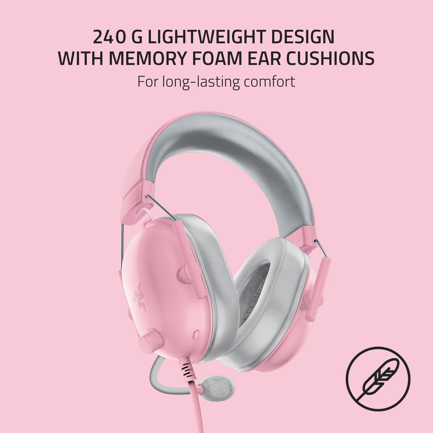 Razer BlackShark V2 X Xbox Gaming Headset: 50mm Drivers - Cardioid Mic - Lightweight - Comfortable, Noise Isolating Earcups - for Xbox Series X, Series S, PS5, PC, Switch via 3.5mm Audio Jack - Black