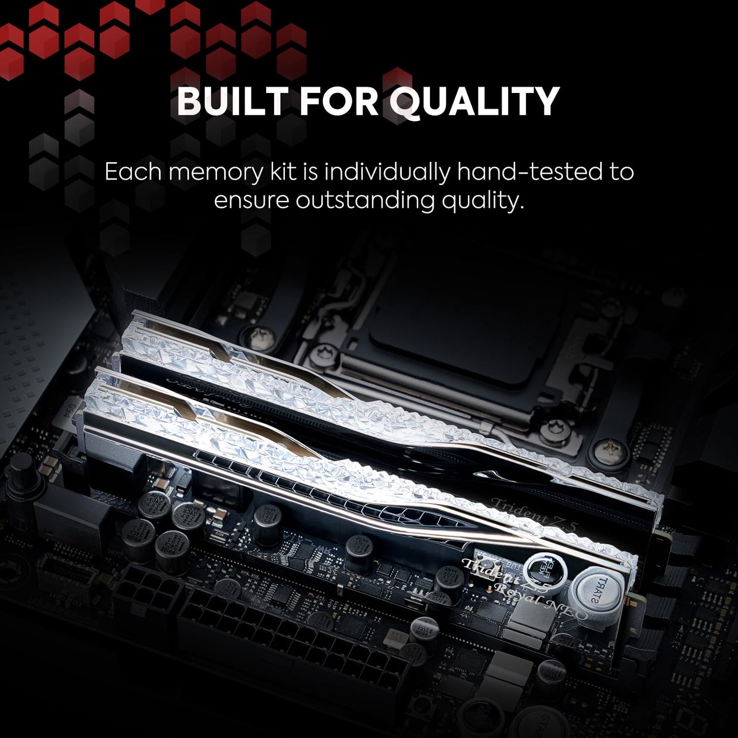 G.SKILL Trident Z5 Royal Neo Series DDR5 RAM (AMD EXPO) 32GB (2x16GB) 6000MT/s CL28-36-36-96 1.40V Desktop Computer Memory U-DIMM - Silver (F5-6000J2836G16GX2-TR5NS)