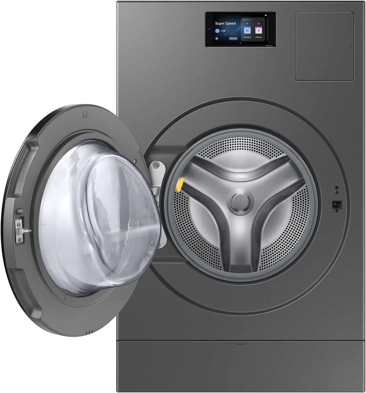 Samsung 5.3 cu ft. Bespoke AI Laundry Vented Combo™ All-in-One Ultra Capacity Washer and Electric Dryer with AI Home, Dark Steel, WD90F53AVSUS