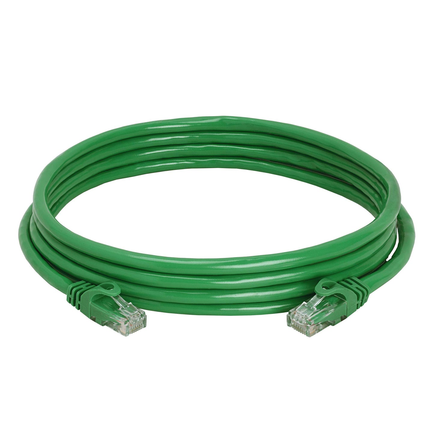 Cmple - RJ45 Cat-6 Ethernet Patch Internet Cable, High Speed Cat6 Network Cable 10 Gigabit, Cat 6 Ethernet LAN Cord with Gold Plated RJ45 Connectors - 5 Feet Yellow