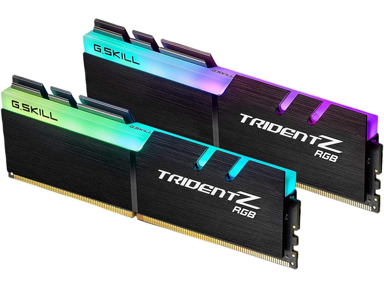 G.SKILL Trident Z RGB Series DDR4 RAM (XMP) 32GB (2x16GB) 3600MT/s CL18-22-22-42 1.35V Intel AMD Desktop Computer Memory U-DIMM (F4-3600C18D-32GTZR)
