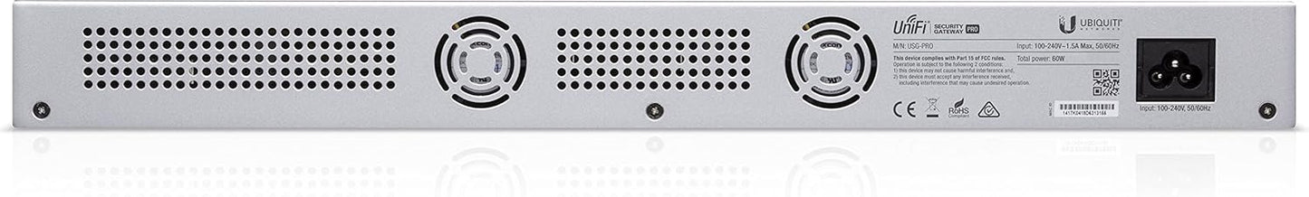 Ubiquiti Networks USG-PRO-4 Security Gateway Pro 4-Port Enterprise Router (Renewed)