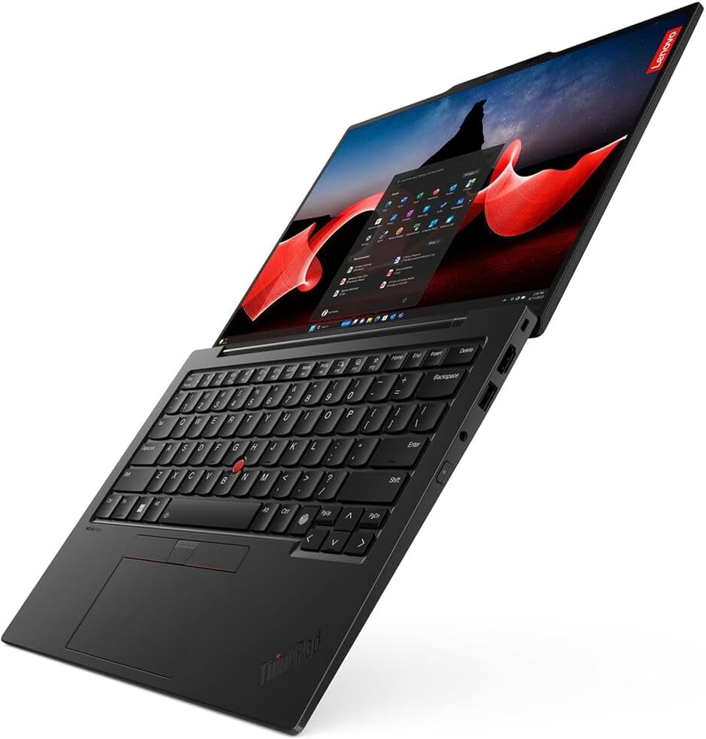 Lenovo Gen 13 ThinkPad X1 Carbon Touchscreen Laptop with Intel Ultra 7 255U Processor, 14" WUXGA 100% sRGB, 32GB DDR5 RAM, 1TB NVMe Performance SSD, FHD+ IR+ RGB Camera, and Windows 11 Pro