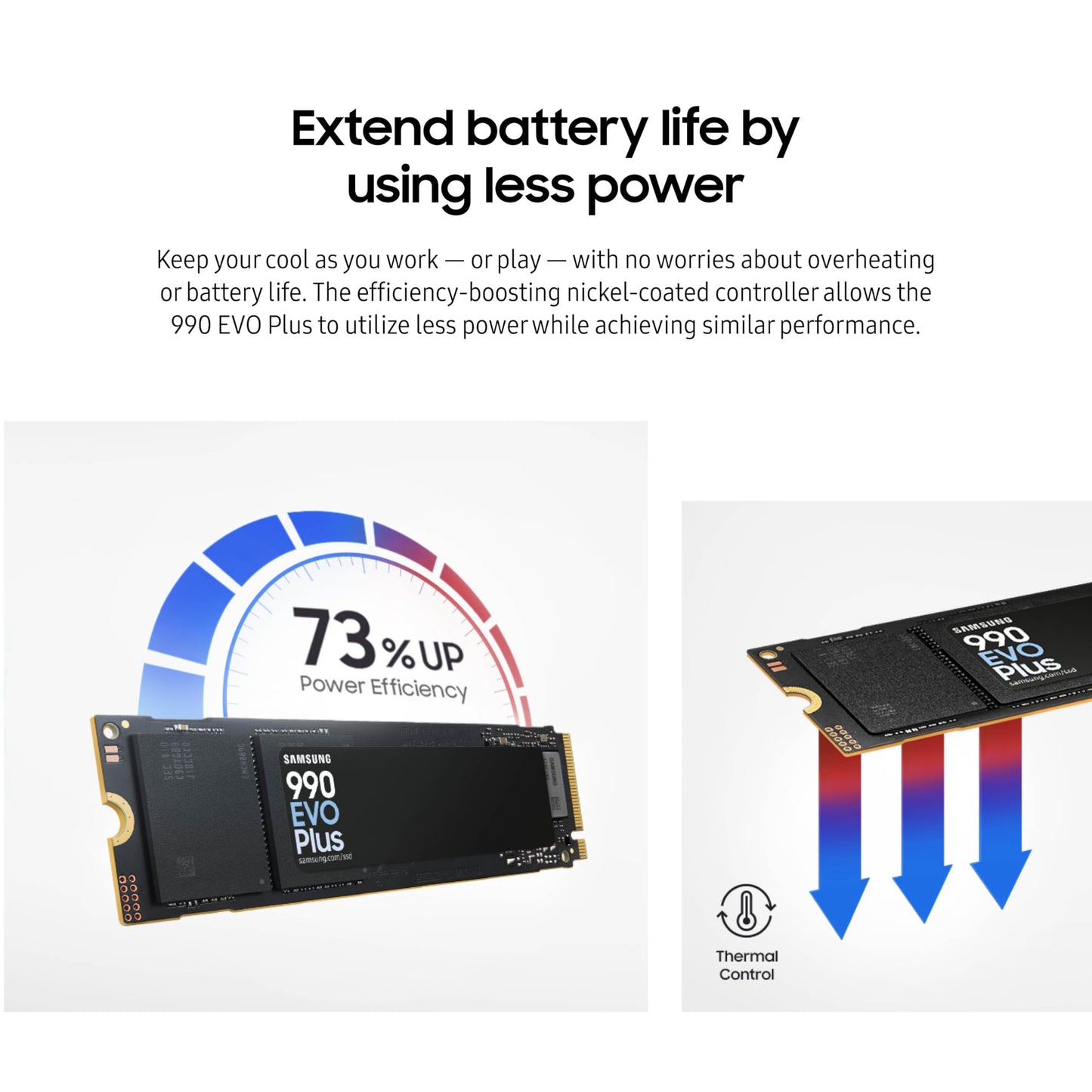 Samsung 990 EVO Plus SSD 4TB, PCIe Gen 4x4 | Gen 5x2 M.2, Speeds Up-to 7,250 MB/s, Upgrade Storage for PC/Laptops, HMB Technology and Intelligent Turbowrite 2.0, (MZ-V9S4T0B/AM)