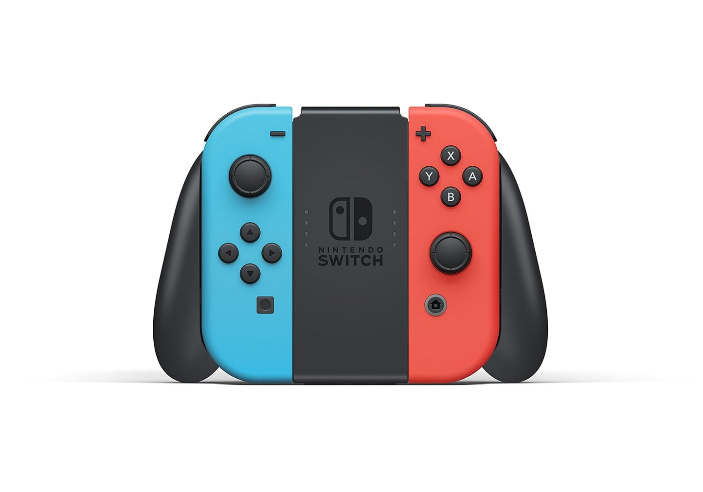 Nintendo Switch with Neon Blue and Neon Red Joy-Con - Handheld Gaming Console | Neon and neon Joy-Con