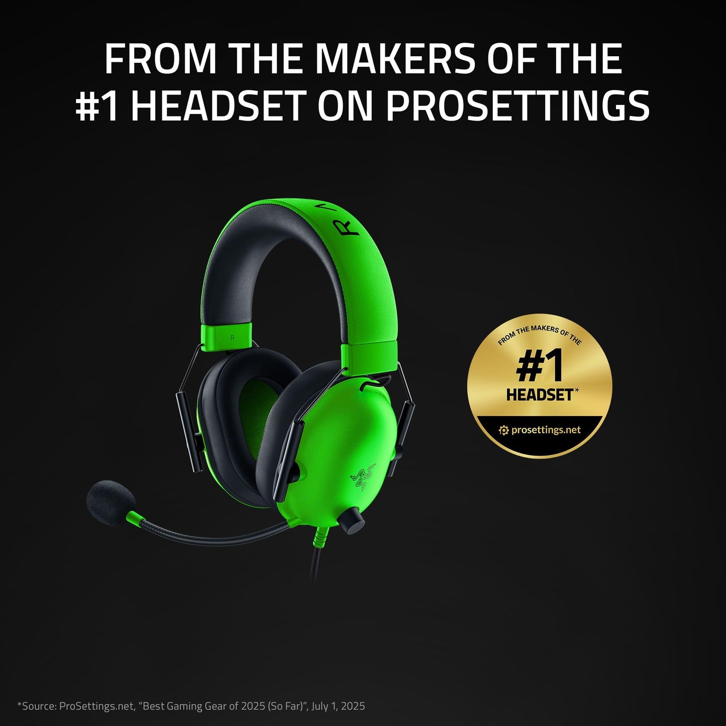 Razer BlackShark V2 X Xbox Gaming Headset: 50mm Drivers - Cardioid Mic - Lightweight - Comfortable, Noise Isolating Earcups - for Xbox Series X, Series S, PS5, PC, Switch via 3.5mm Audio Jack - Black
