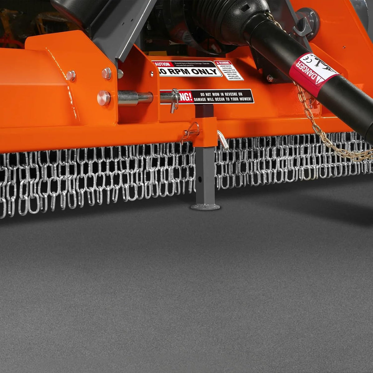 60'' inch PTO Powered 3 Point Standard Duty Flail Mower for 15-35hp Tractor, NOT Suitable for Quick Hitch, Model EFS60