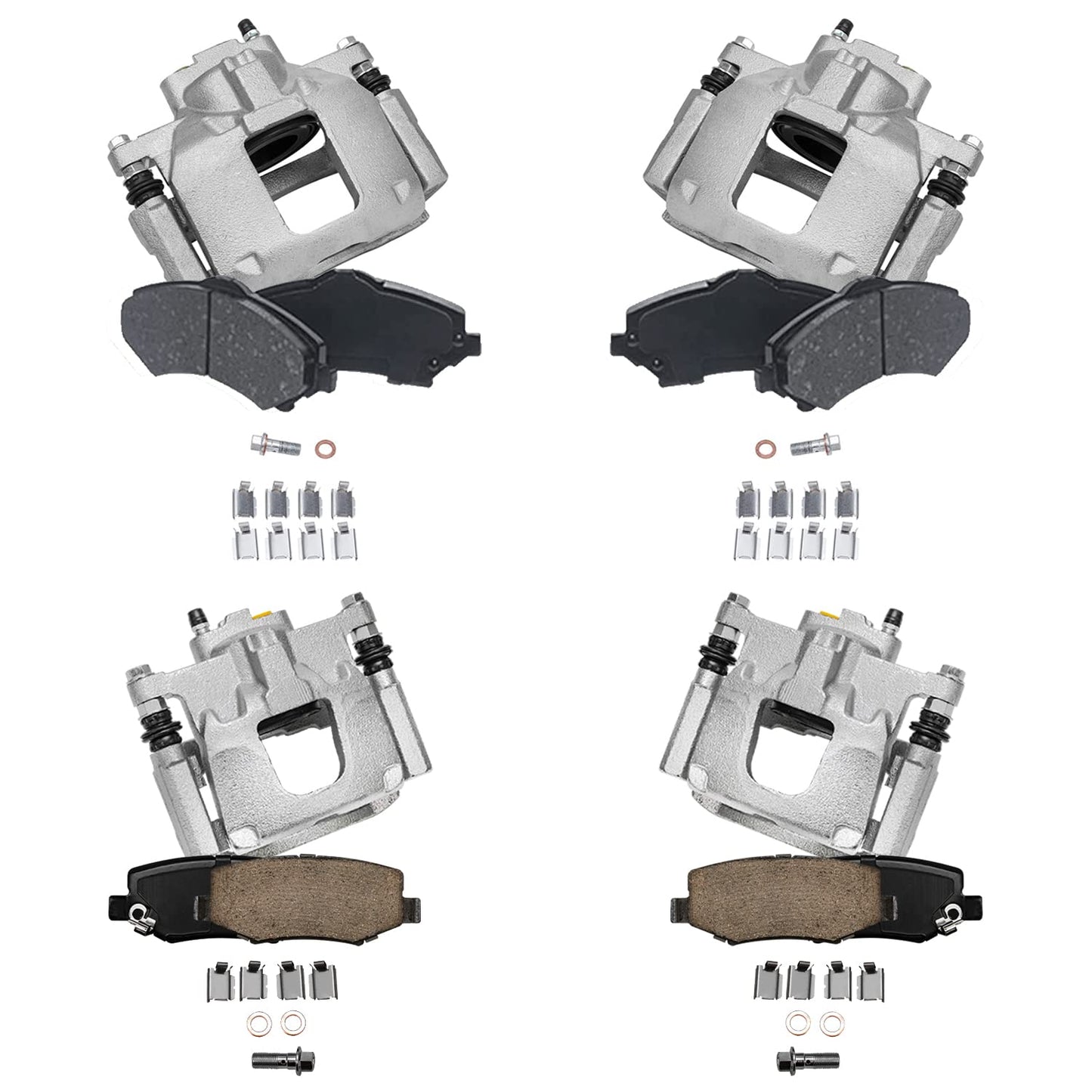 Detroit Axle - Rear Brake Kit for 2018-2020 Chevy Equinox GMC Terrain | Buick Regal TourX 2017-2019 LaCrosse, Disc Brake Rotors Ceramic Brake Pads Replacement 11.34" inch Brake Rotors