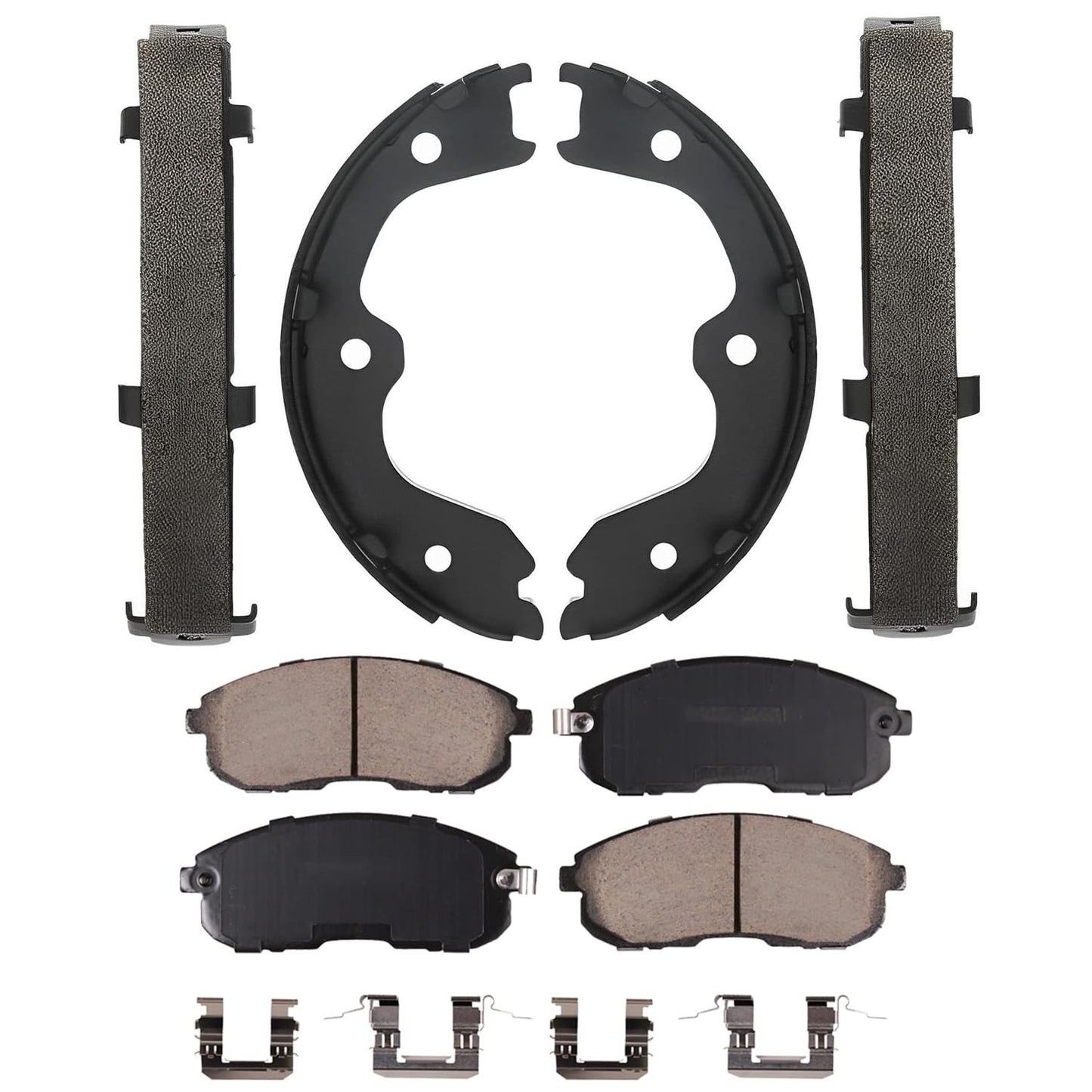 Detroit Axle - Front Brake Kit for Chevy 2012-2017 Sonic 2011-2015 Cruze 2016 Cruze Limited, Disc Brake Rotors Ceramic Brakes Pads Replacement 10.87" inch Front Rotor