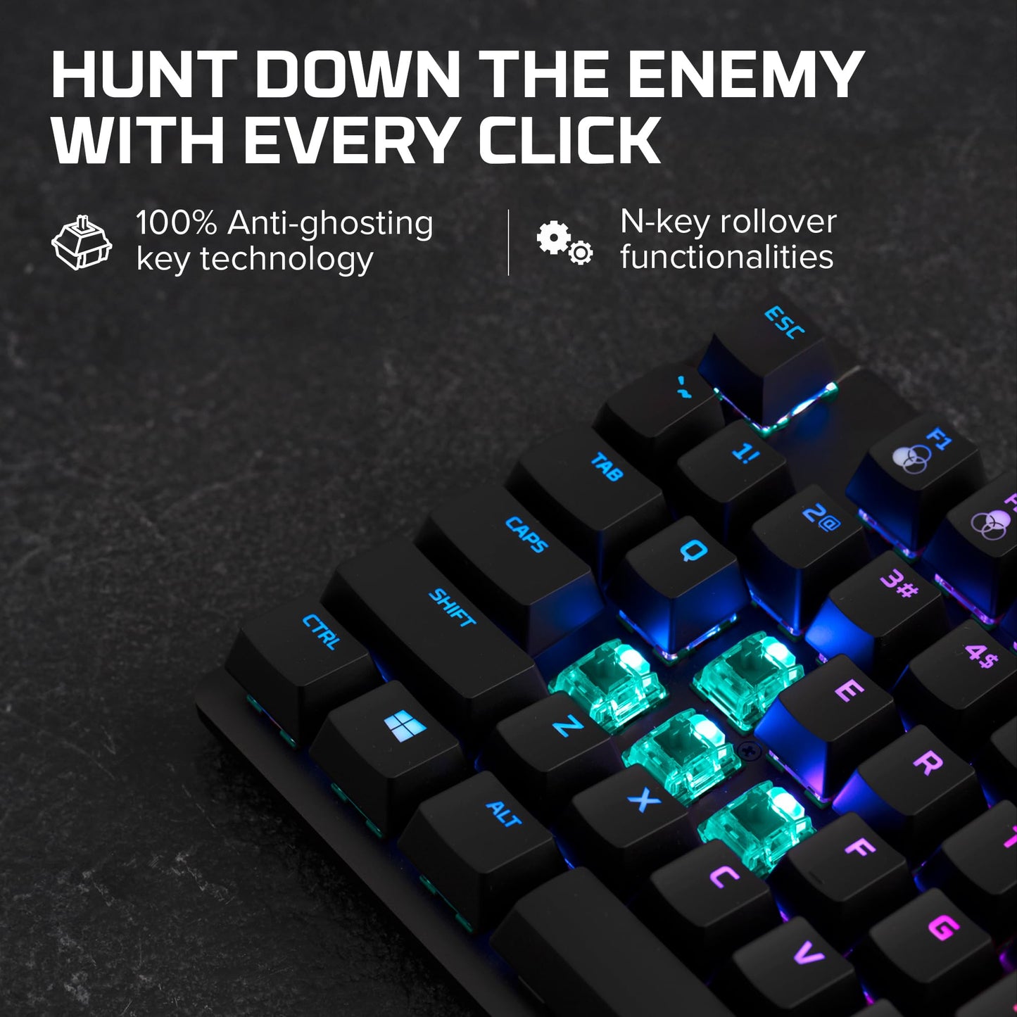 HyperX Alloy Origins 65 - Mechanical Gaming Keyboard – Compact 65% Form Factor - Linear Red Switch - Double Shot PBT Keycaps - RGB LED Backlit - NGENUITY Software Compatible,Black