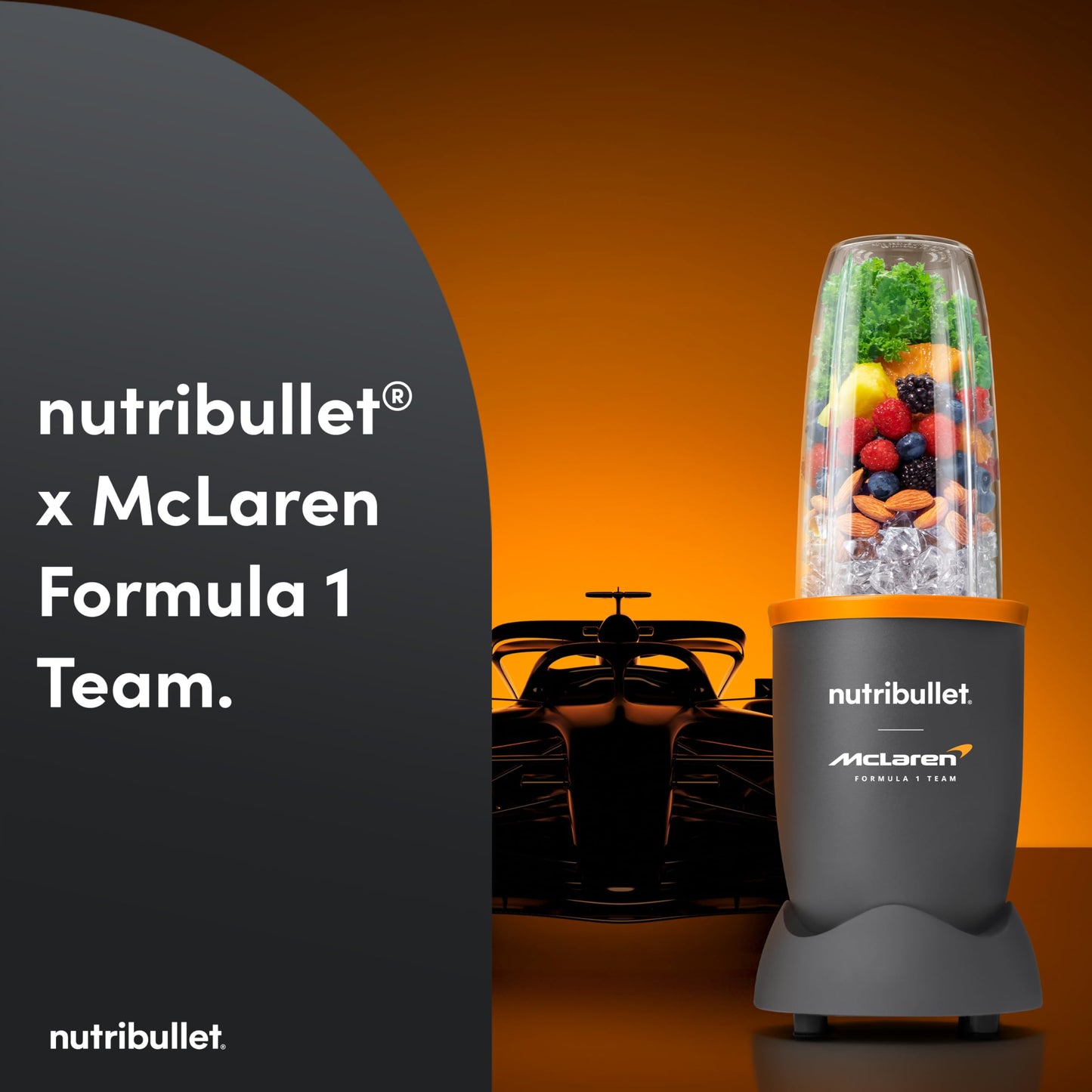 Nutribullet Personal Blender, Shakes, Smoothies, Food Prep, and Frozen Blending, 24 Ounces, 600 Watt, Dark Gray, NBR-0601WM