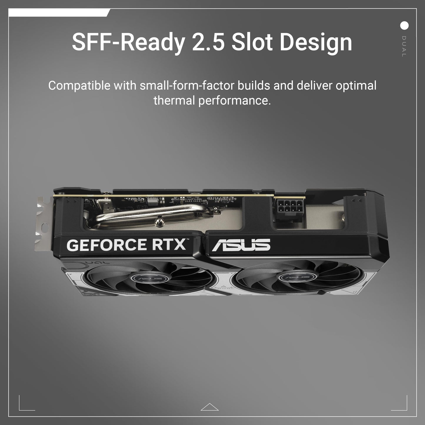 ASUS Dual NVIDIA GeForce RTX™ 5060 8GB GDDR7 White OC Edition Graphics Card, Desktop (PCIe 5.0, DLSS 4, HDMI 2.1b, DisplayPort 2.1b, 2.5-Slot, Axial-tech Fan, Dual BIOS), 3 Year Warranty