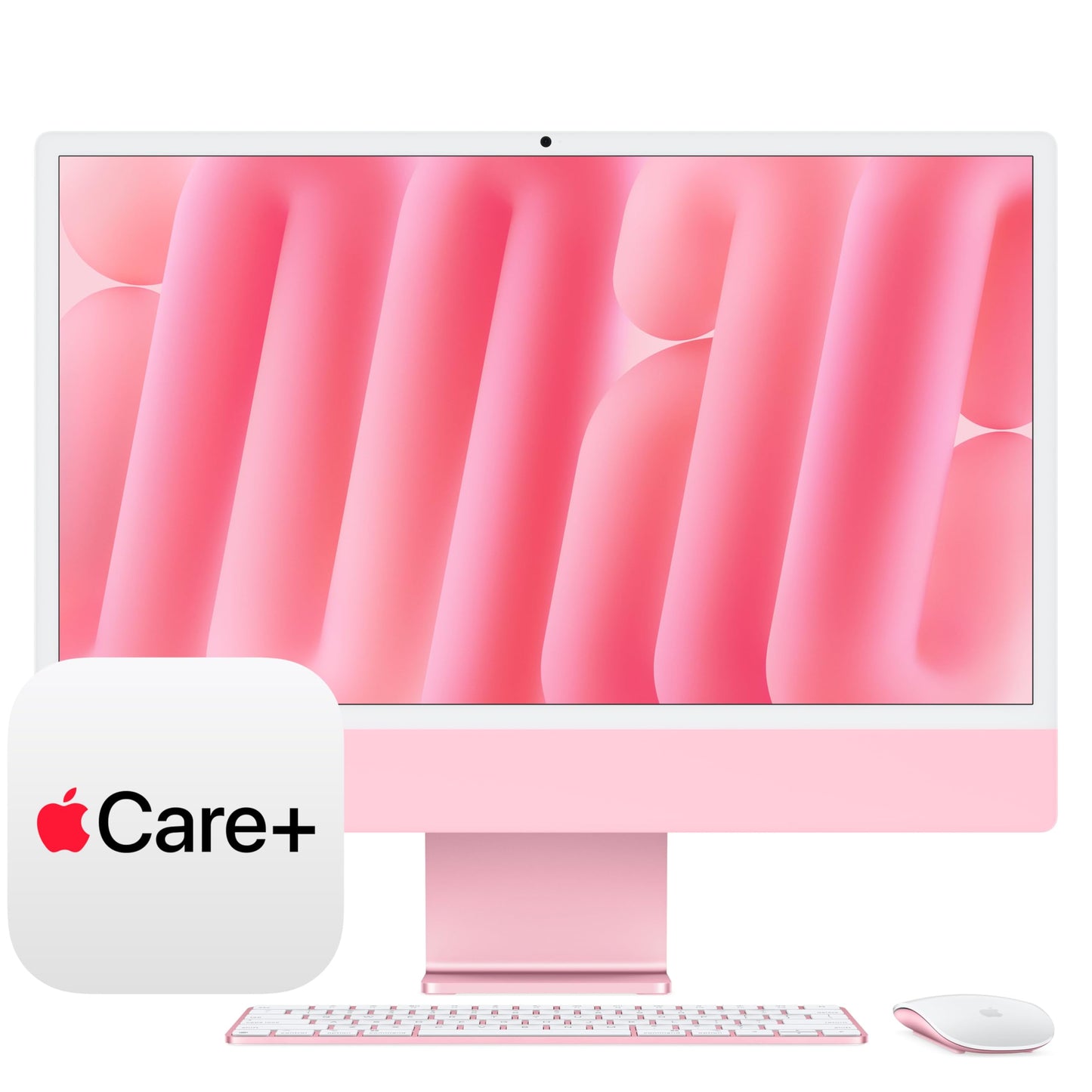 Apple 2024 iMac All-in-One Desktop Computer with M4 chip with 8-core CPU and 8-core GPU: Built for Apple Intelligence, 24-inch Retina Display, 16GB Unified Memory, 256GB SSD Storage; Silver