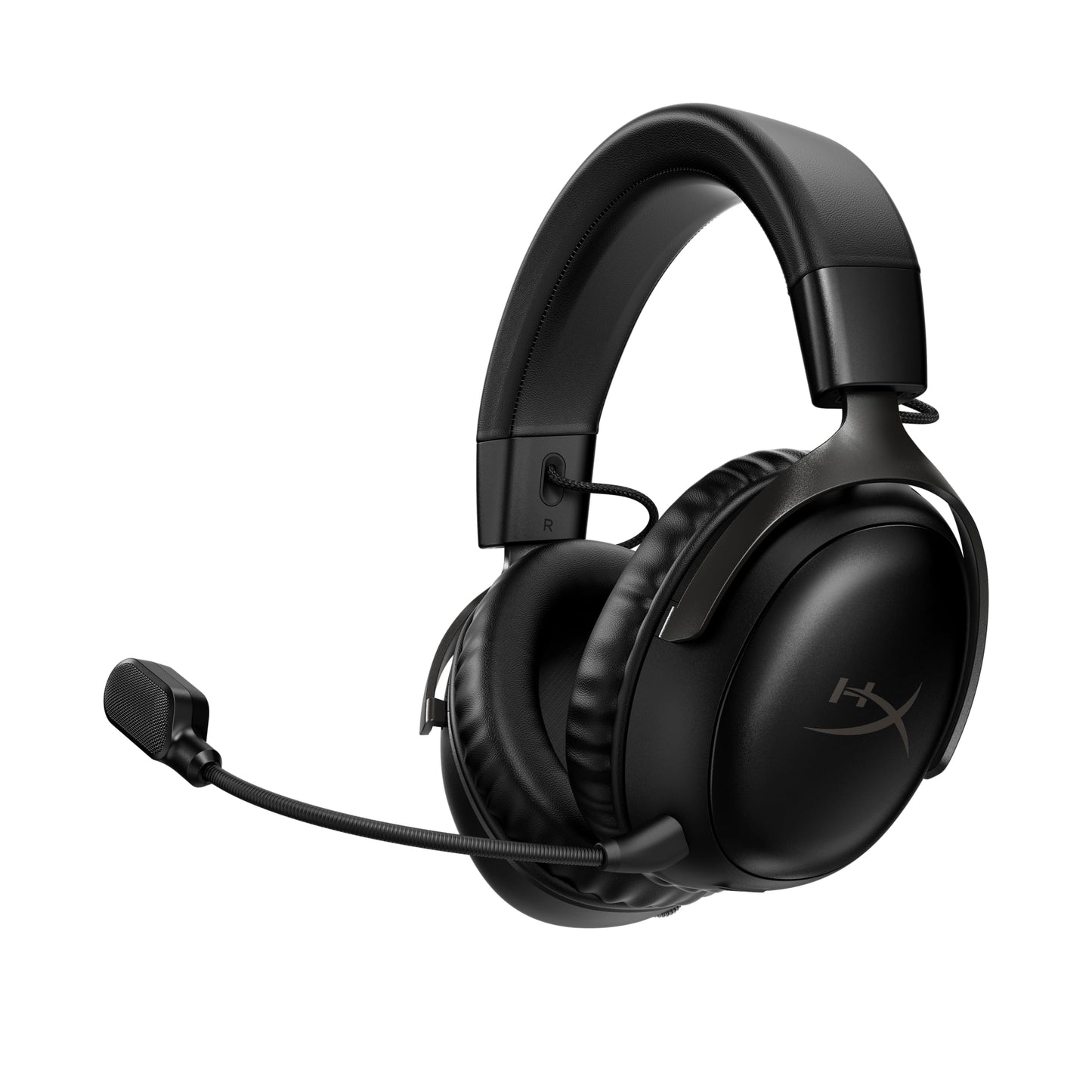 HyperX Cloud III – Wired Gaming Headset, PC, PS5, Xbox Series X|S, Angled 53mm Drivers, DTS Spatial Audio, Memory Foam, Durable Frame, Ultra-Clear 10mm Mic, USB-C, USB-A, 3.5mm – Black/Red