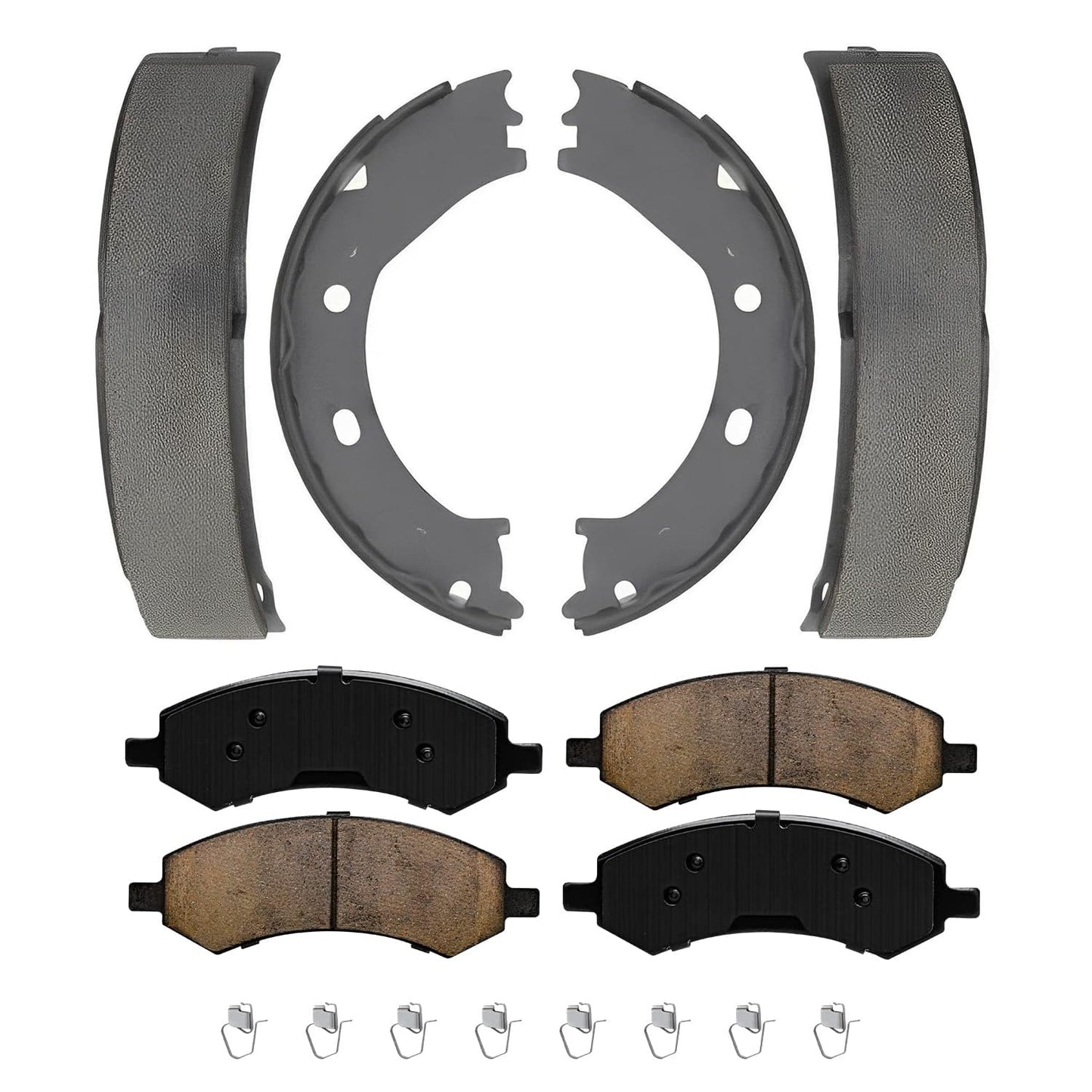 Detroit Axle - Front Brake Kit for Chrysler 300 Dodge Challenger Charger Magnum Replacement Disc Brakes Rotors and Ceramic Brake Pads : 12.6" inch Rotor