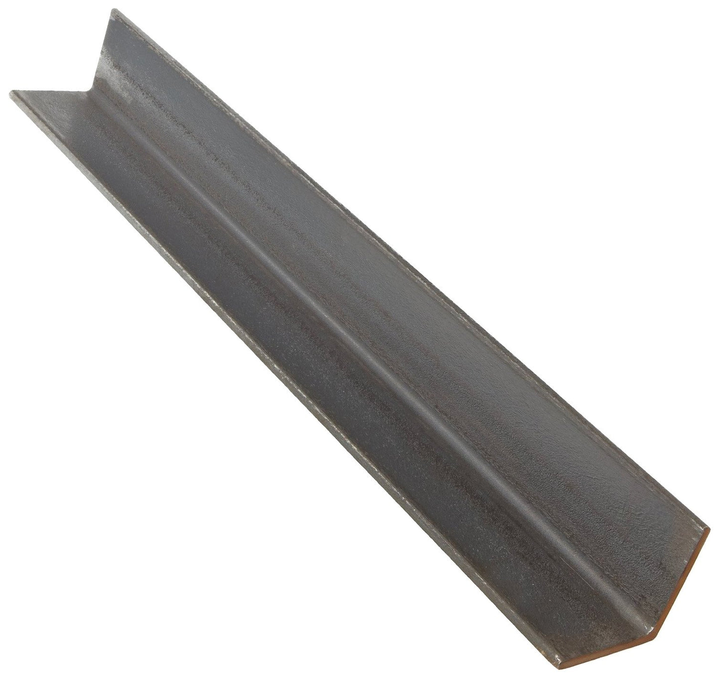 A36 Carbon Steel Angle, Unpolished (Mill) Finish, Hot Rolled, Unequal Leg Length, Squared Corners, 2" x 3" Leg Lengths, 0.25" Thickness, 48" Length, OnlineMetals