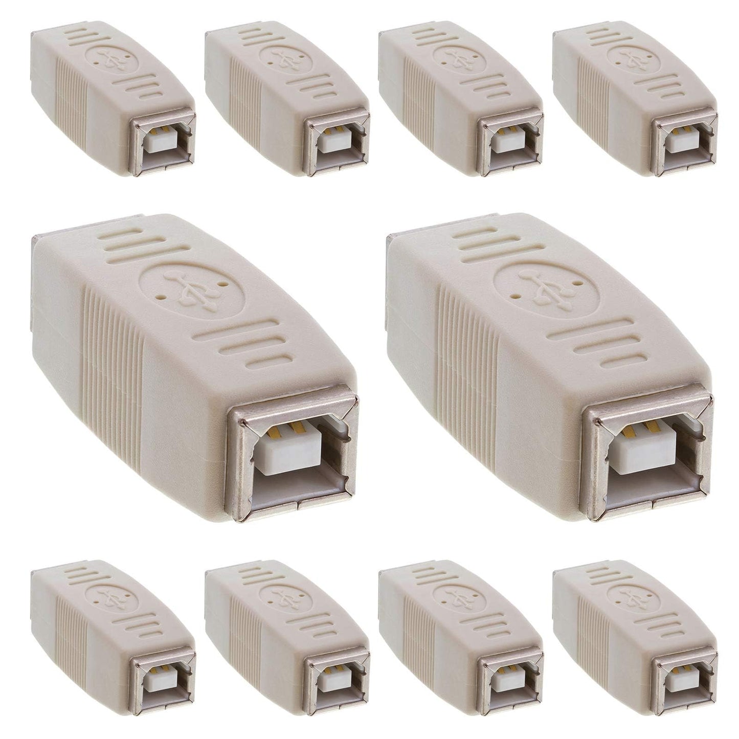 Cmple - 90 Degree USB 3.0 Male to Female Adapter Up Right Angle USB A Plug to Jack Connector Converter Extender for PC Laptop Hard Drive Keyboard Mouse Charger - 10 Pack