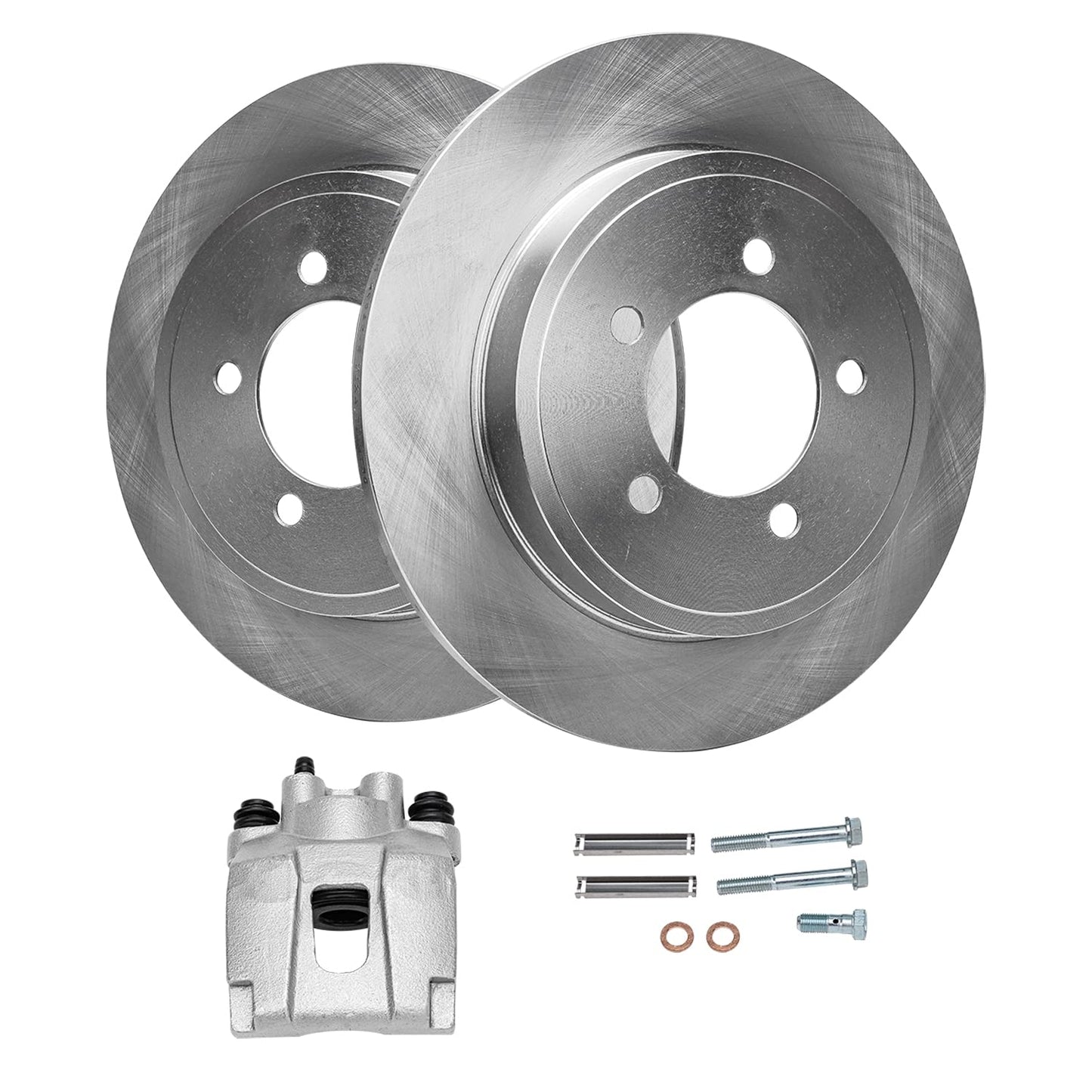 Detroit Axle - Rear Brake Kit for Nissan Altima Maxima Juke Sentra Disc Brake Rotors and Ceramic Brakes Pads Replacement: 11.46" inch Rotor