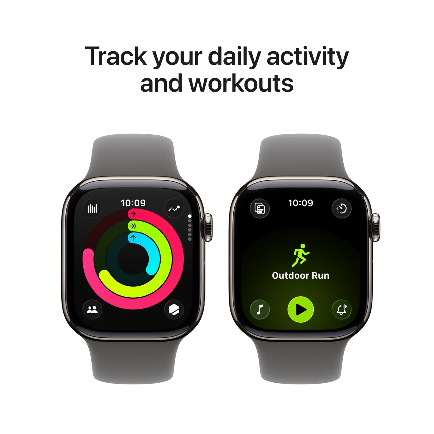 Apple Watch Series 11 [GPS 42mm] Smartwatch with Rose Gold Aluminum Case with Light Blush Sport Band - S/M. Sleep Score, Fitness Tracker, Health Monitoring, Always-On Display, Water Resistant
