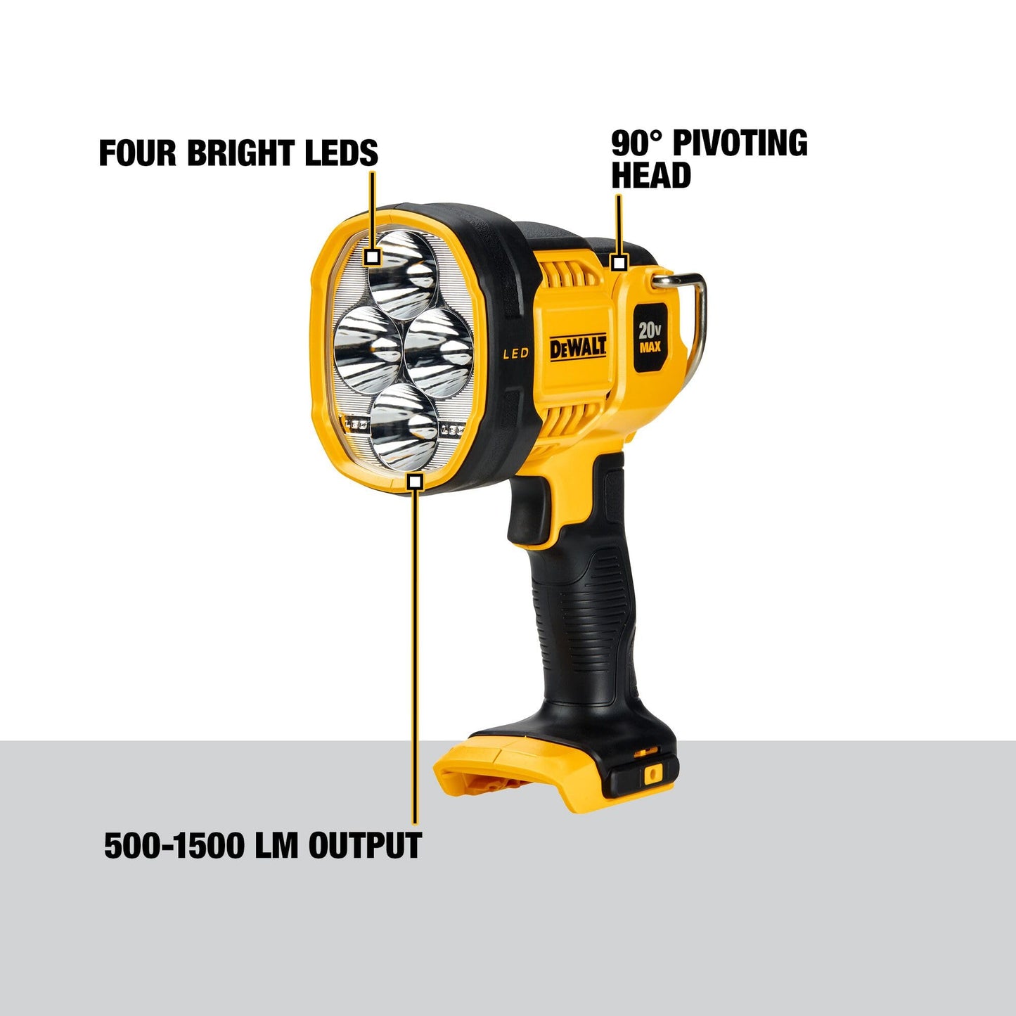 DEWALT 20V MAX* LED Work Light/Flashlight (DCL040)