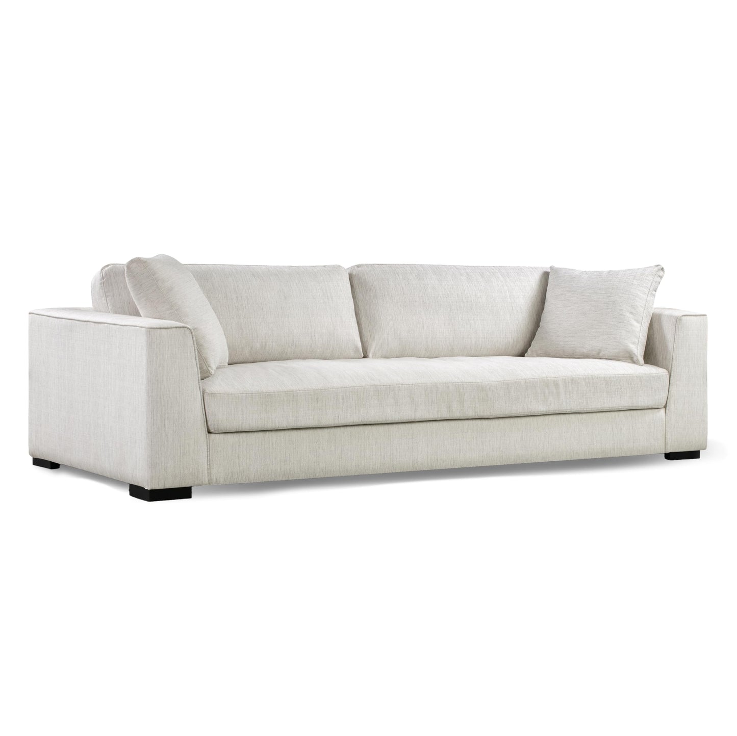 Poly & BARK Napa 88.5" Sofa with Deep Seating, Tailored Upholstered Finish, Clean Modern Lines, and Balanced Proportions for Comfortable and Refined Living Spaces