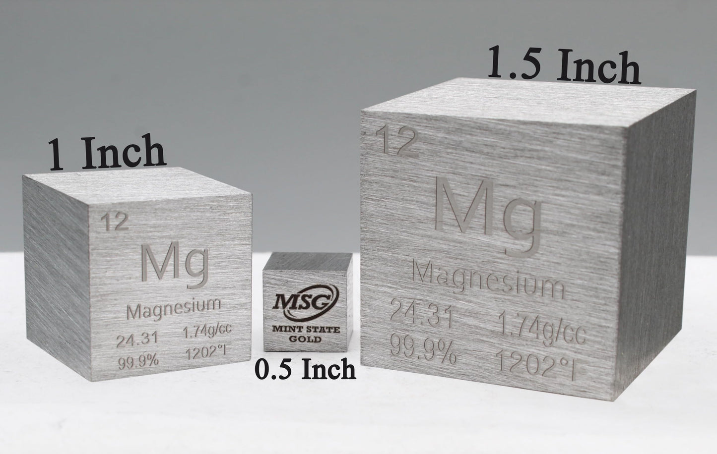 99.95% Pure 1" Inch Copper Cube - Element Design with Certificate of Authenticity