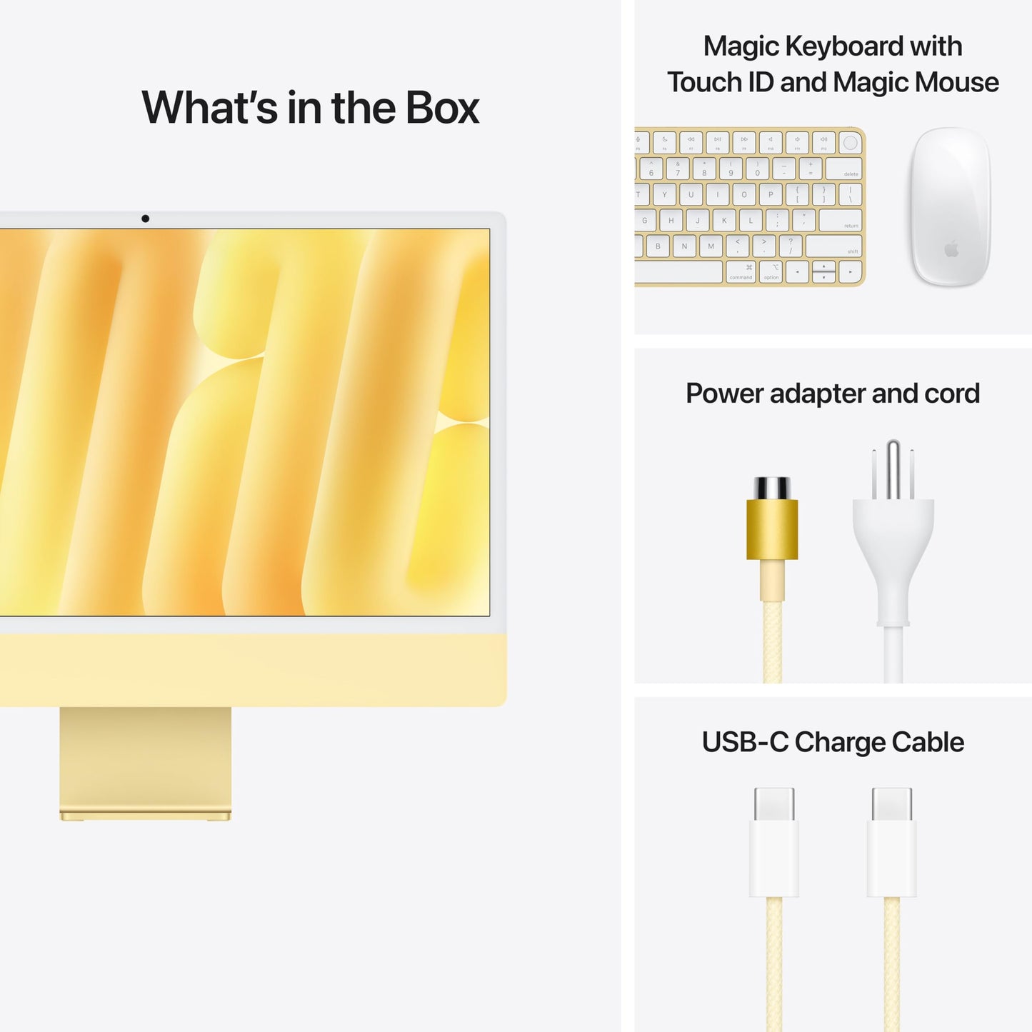 Apple 2024 iMac All-in-One Desktop Computer with M4 chip with 10-core CPU and 10-core GPU: Built for Apple Intelligence, 24-inch Retina Display, 24GB Unified Memory, 512GB SSD Storage; Silver
