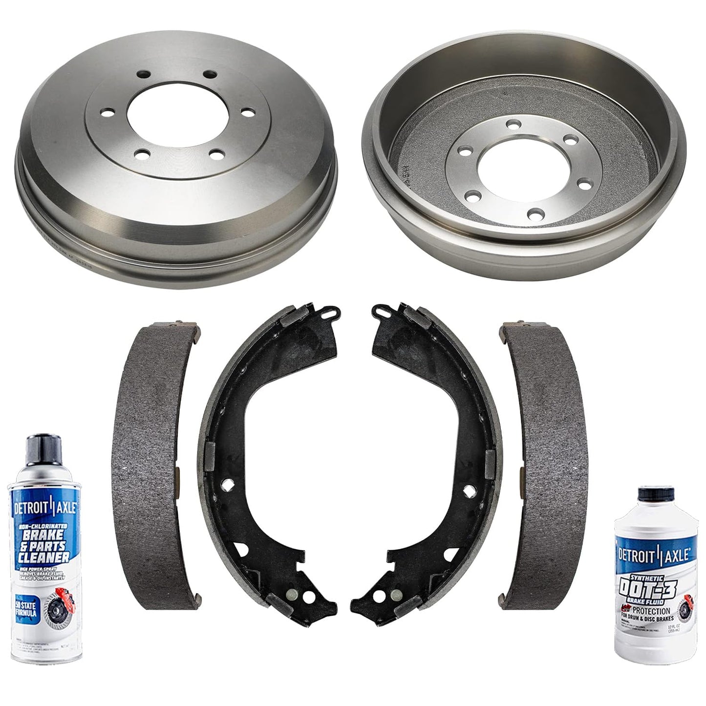 Detroit Axle - Front Brake Kit for Chevy 2012-2017 Sonic 2011-2015 Cruze 2016 Cruze Limited, Disc Brake Rotors Ceramic Brakes Pads Replacement 10.87" inch Front Rotor