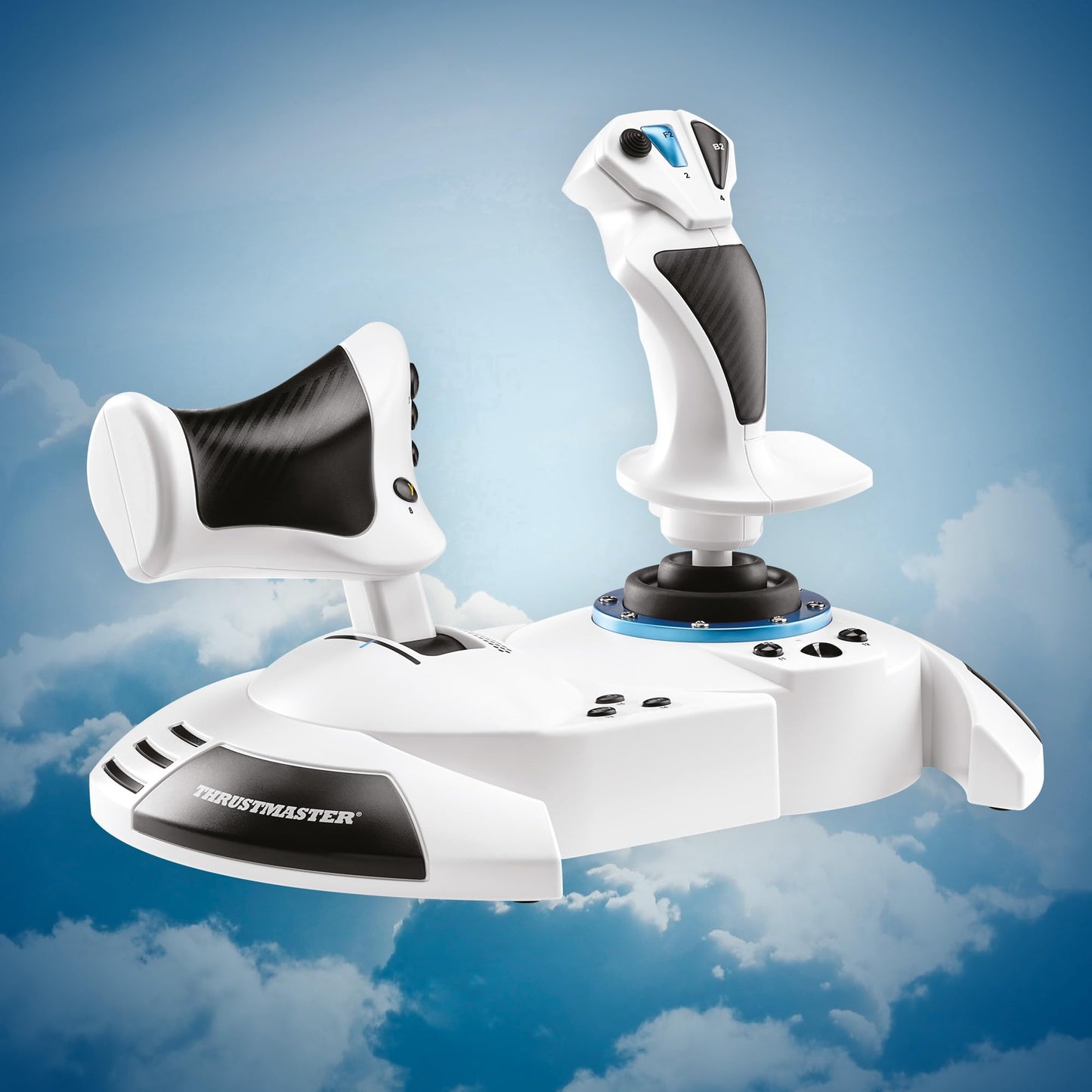 Thrustmaster T-Flight Hotas One Flight Stick & Throttle - XBOX & PC | Detachable design, Officially licensed, adjustable resistance, responsive trigger, 14 programmable buttons, dual rudder