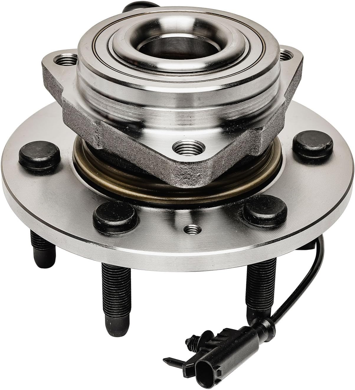 Detroit Axle - 4WD Front Wheel Bearing Hubs for Chevy GMC Silverado Suburban Sierra Yukon XL 1500 Tahoe Avalanche Cadillac Escalade ESV EXT Wheel Bearing and Hubs Assembly Set, Pair Hubs Replacement