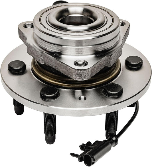 Detroit Axle - 4WD Front Wheel Bearing Hub for 2007-2013 Chevy Silverado 1500 GMC Sierra Yukon XL 1500 Tahoe Avalanche Cadillac Escalade ESV EXT, Wheel Hub Assembly and Bearing Replacement