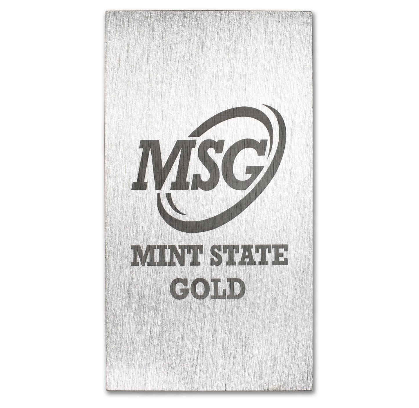 1 Pound Copper Bar Ingot Paperweight - 999 Pure Chemistry Element Design with Certificate of Authenticity by Mint State Gold
