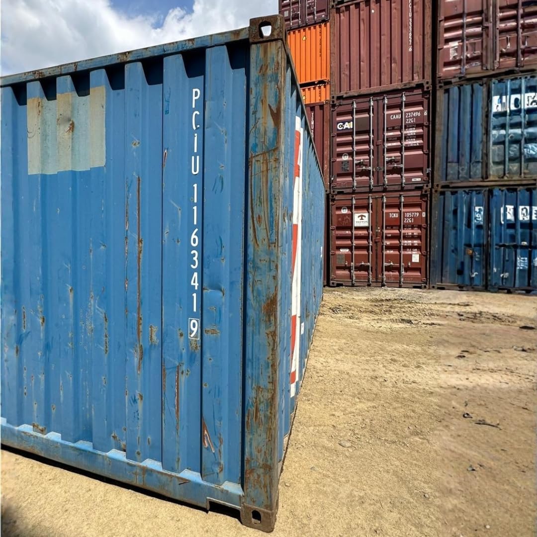 Econtainers 20ft Used Shipping Container – Steel Cargo Storage Unit | Variable Condition | For Storage, Construction, Agriculture & Logistics