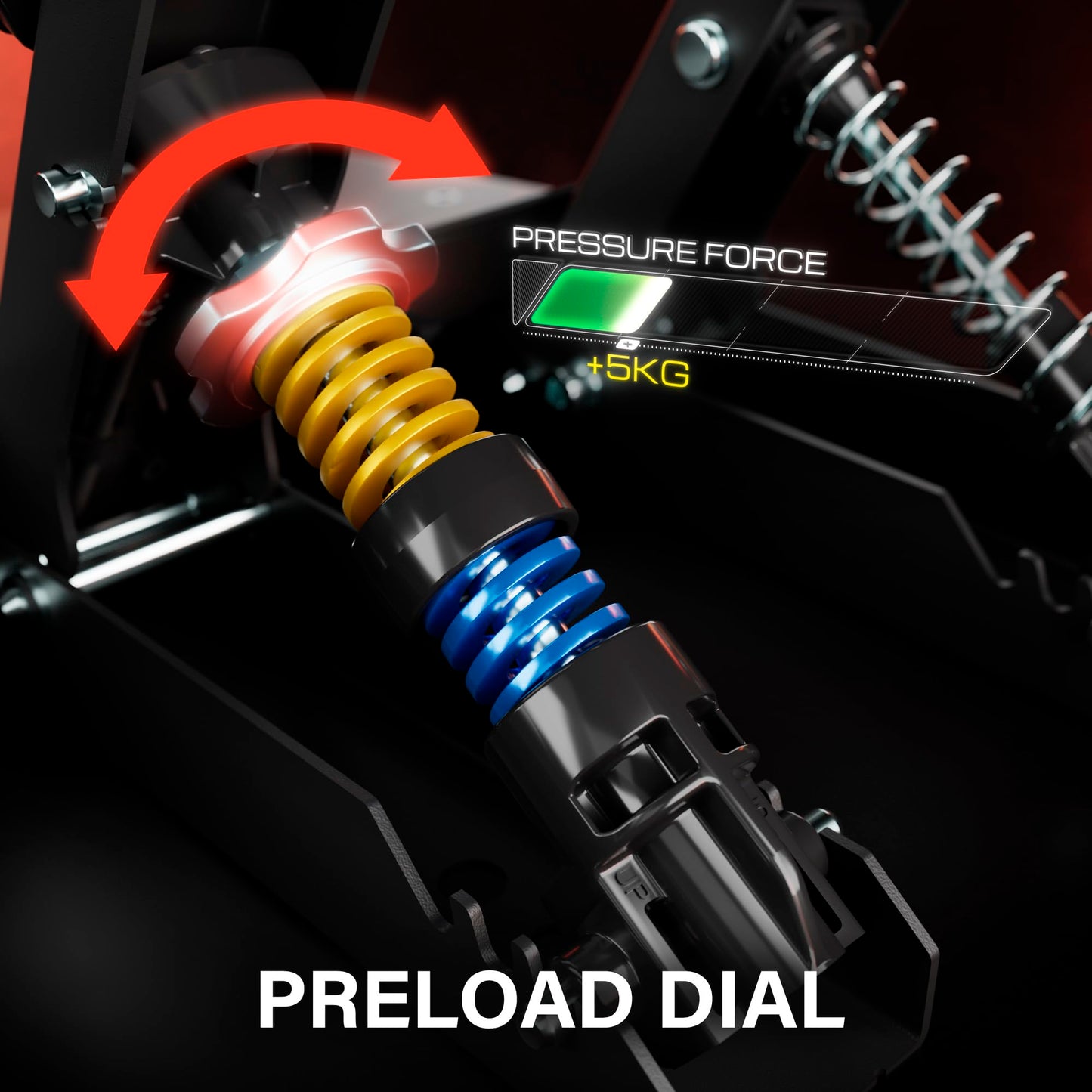 Thrustmaster Raceline Pedals III Modular Sim Racing Pedals - PS5, XBOX & PC | 3-pedal all-metal build, H.E.A.R.T sensors, 3 pressure adjustments, multiple springs, non-slip pads, load-cell upgrade ready