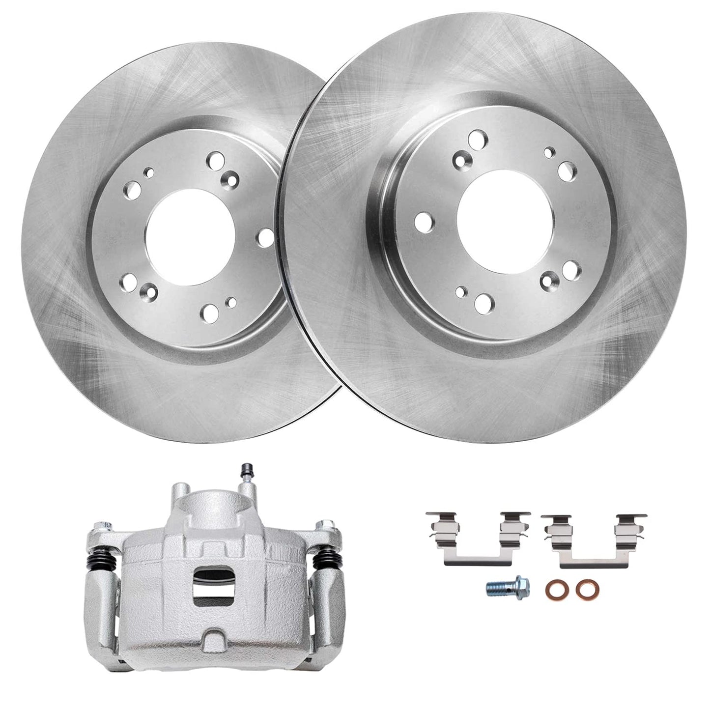 Detroit Axle - Front Brake Kit for 2010-21 Ford Expedition F-150 Lincoln Navigator Disc Brake Rotors Ceramic Brakes Pads 2011 2012 2013 2014 2015 2016 2017 2018 2019 2020 Replacement