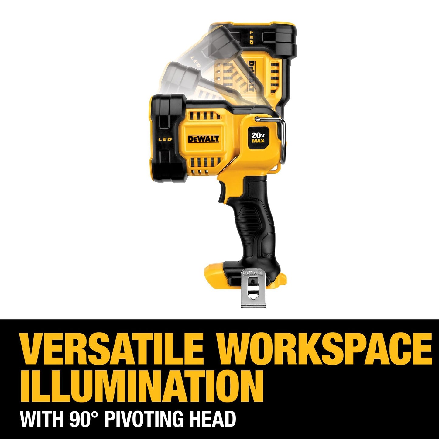 DEWALT 20V MAX* LED Work Light/Flashlight (DCL040)