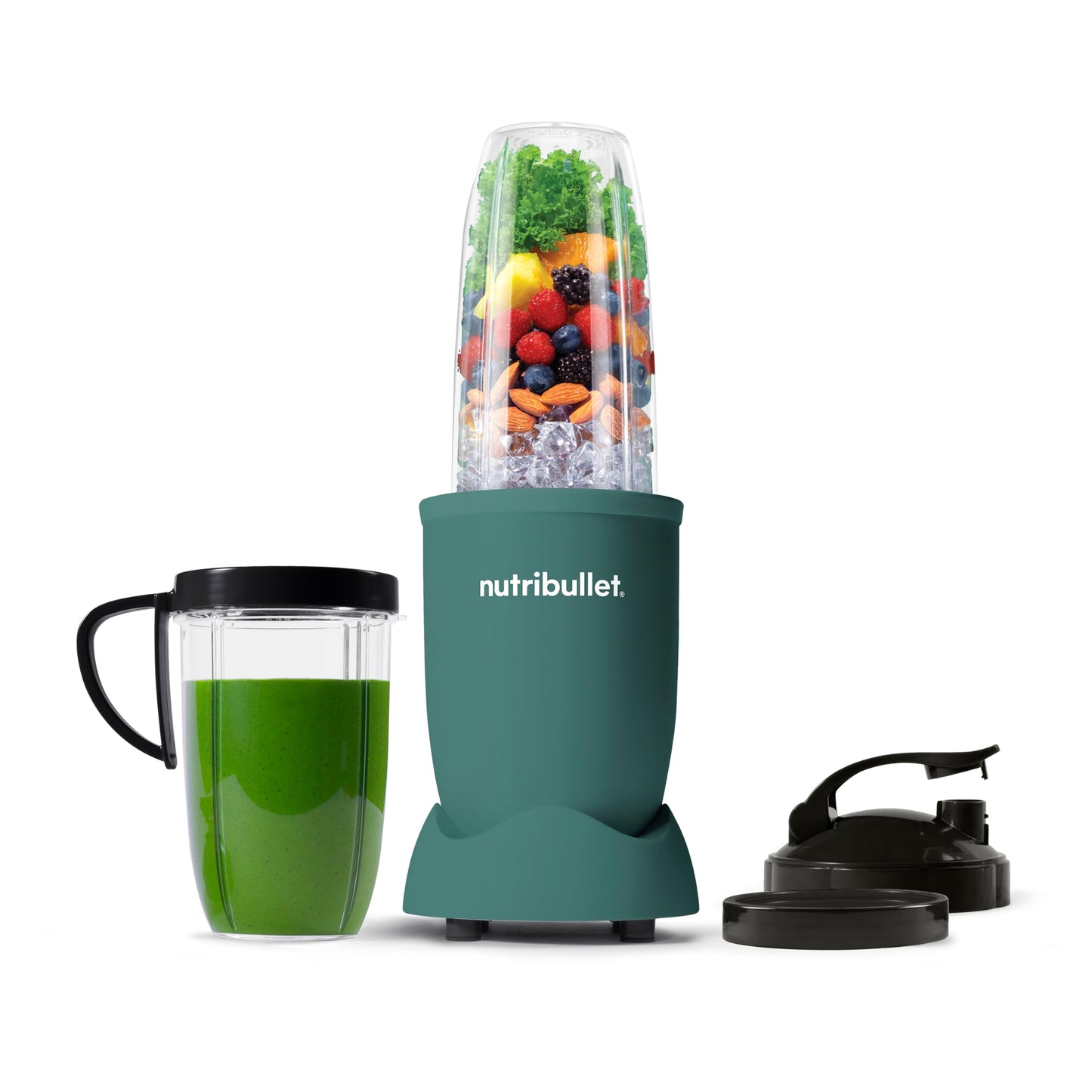 Nutribullet Personal Blender, Shakes, Smoothies, Food Prep, and Frozen Blending, 24 Ounces, 600 Watt, Dark Gray, NBR-0601WM