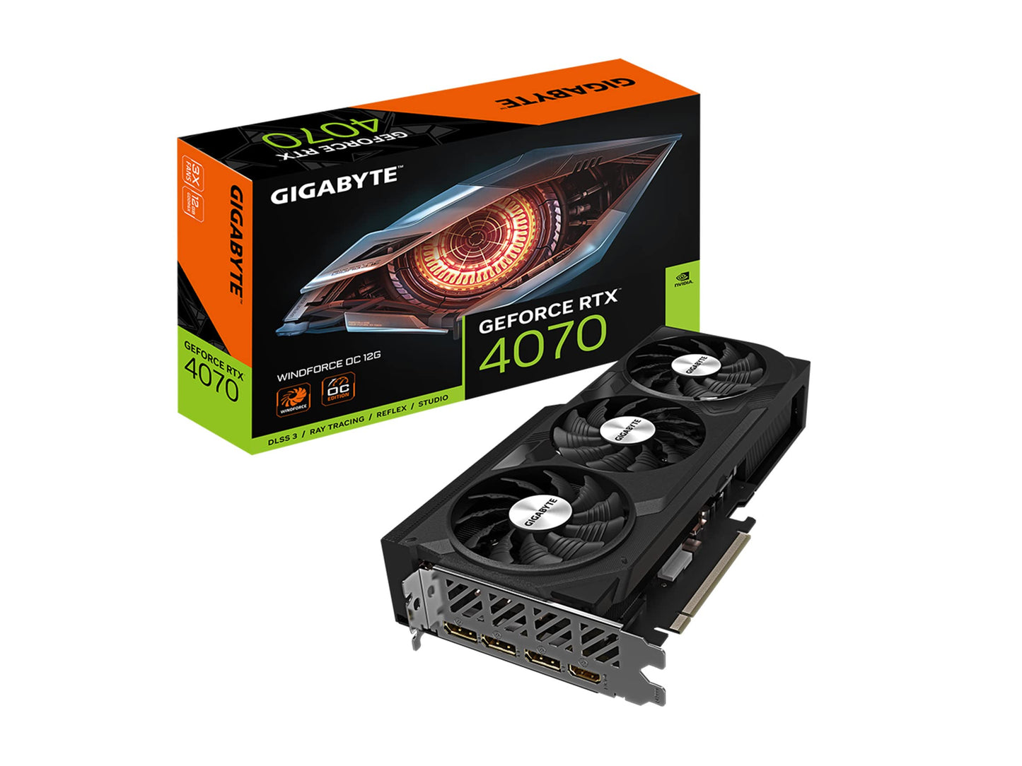 GIGABYTE GeForce RTX 5070 Gaming OC 12G Graphics Card, 12GB 192-bit GDDR7, PCIe 5.0, WINDFORCE Cooling System, GV-N5070GAMING OC-12GD Video Card