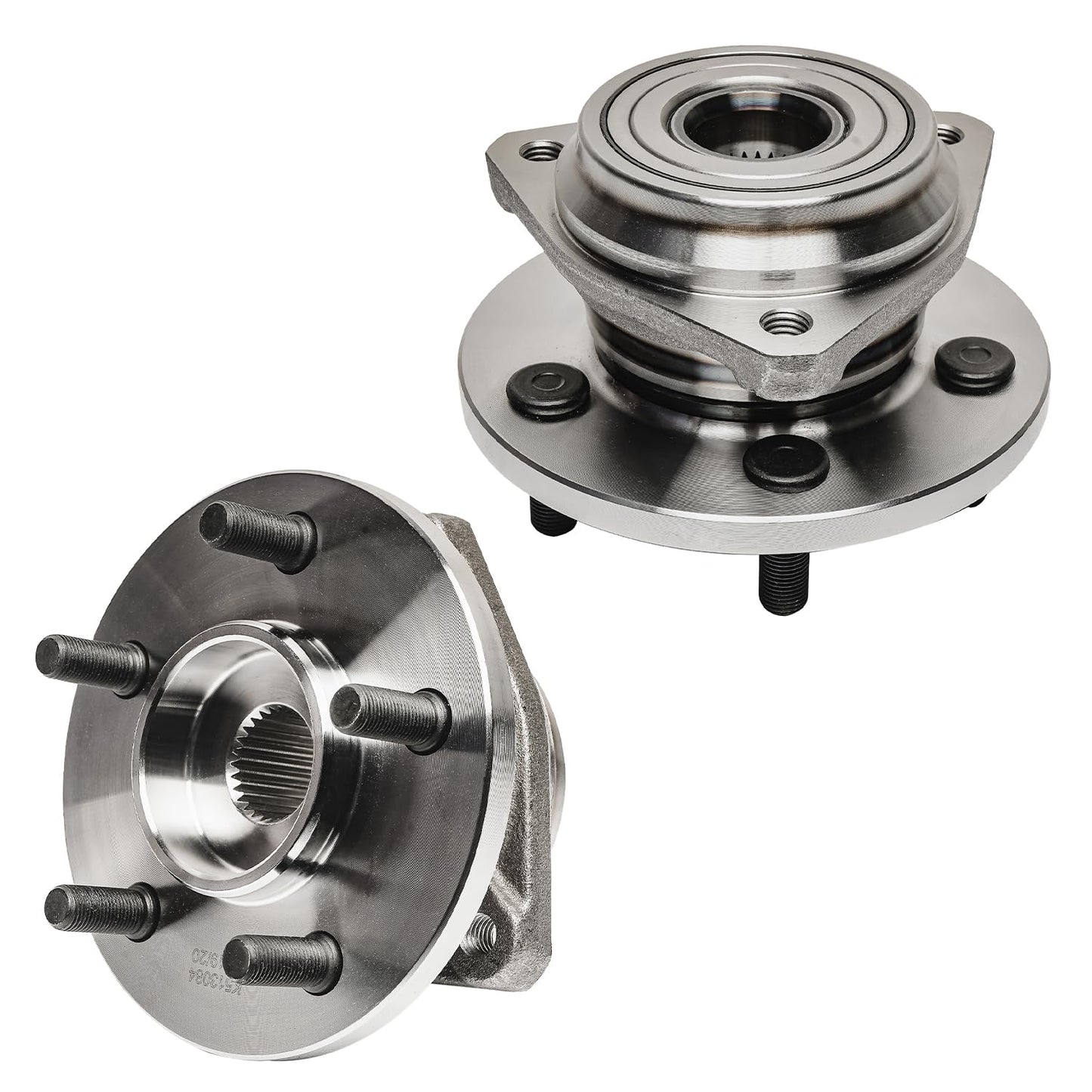 Detroit Axle - Pair 2WD Front Wheel Bearing Hub Assembly for 99-06 Chevy Silverado Sierra 1500, 00-06 Suburban 1500 Tahoe Yukon GMC Yukon XL 1500, 02-06 Cadillac Escalade 6 Lugs [with ABS]