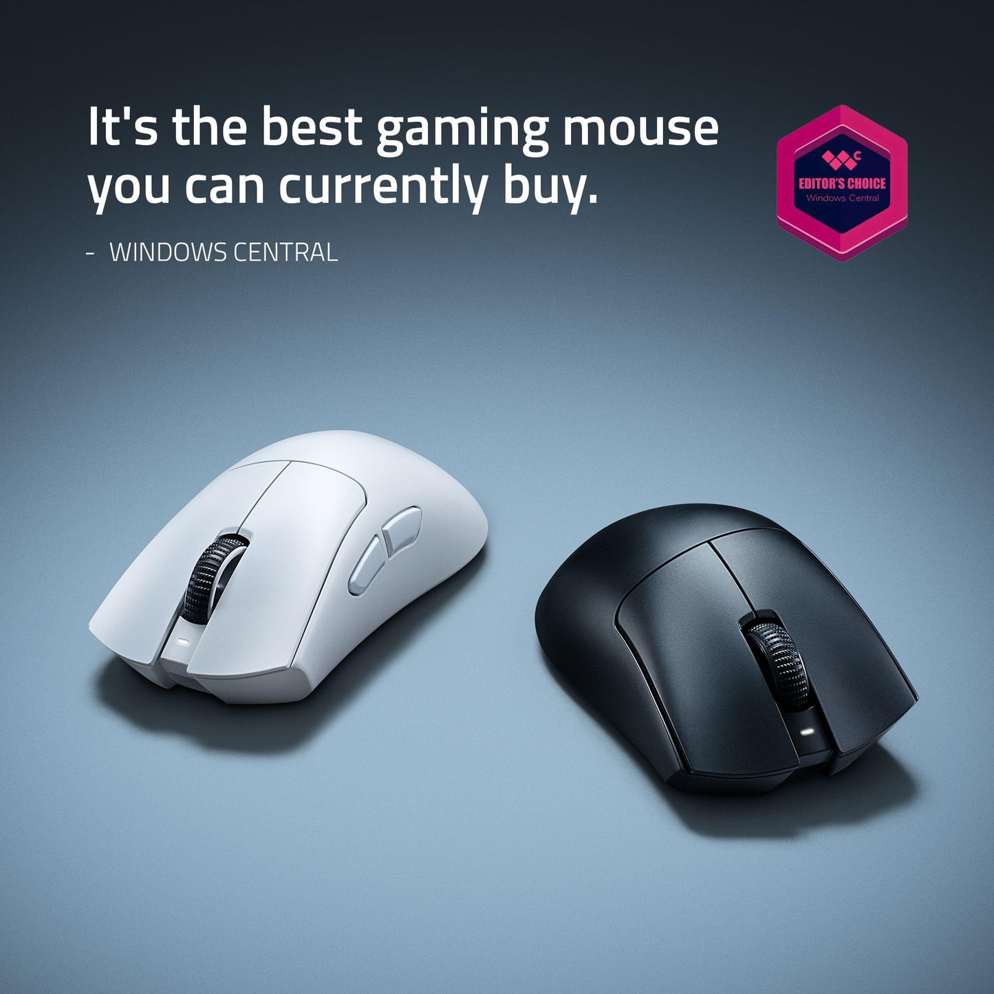 Razer DeathAdder V4 Pro Wireless Gaming Mouse: 56g Lightweight - HyperSpeed Wireless Gen-2 - Optical Scroll Wheel - Optical Switches Gen-4 - Focus Pro 45K Sensor Gen-2 - Up to 150 Hr Battery - Black