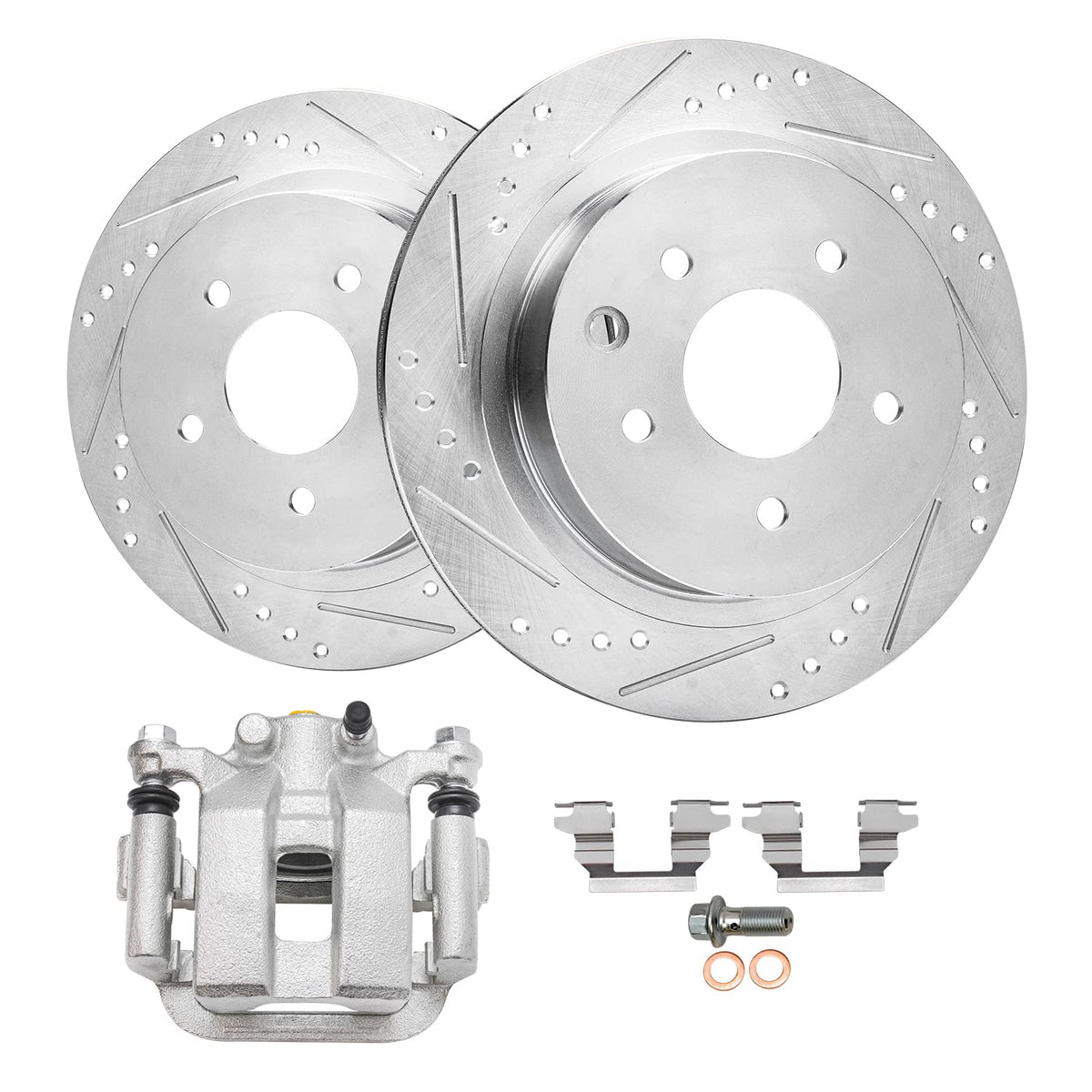 Detroit Axle - Front Brake Kit for Chevy GMC Silverado Suburban Express