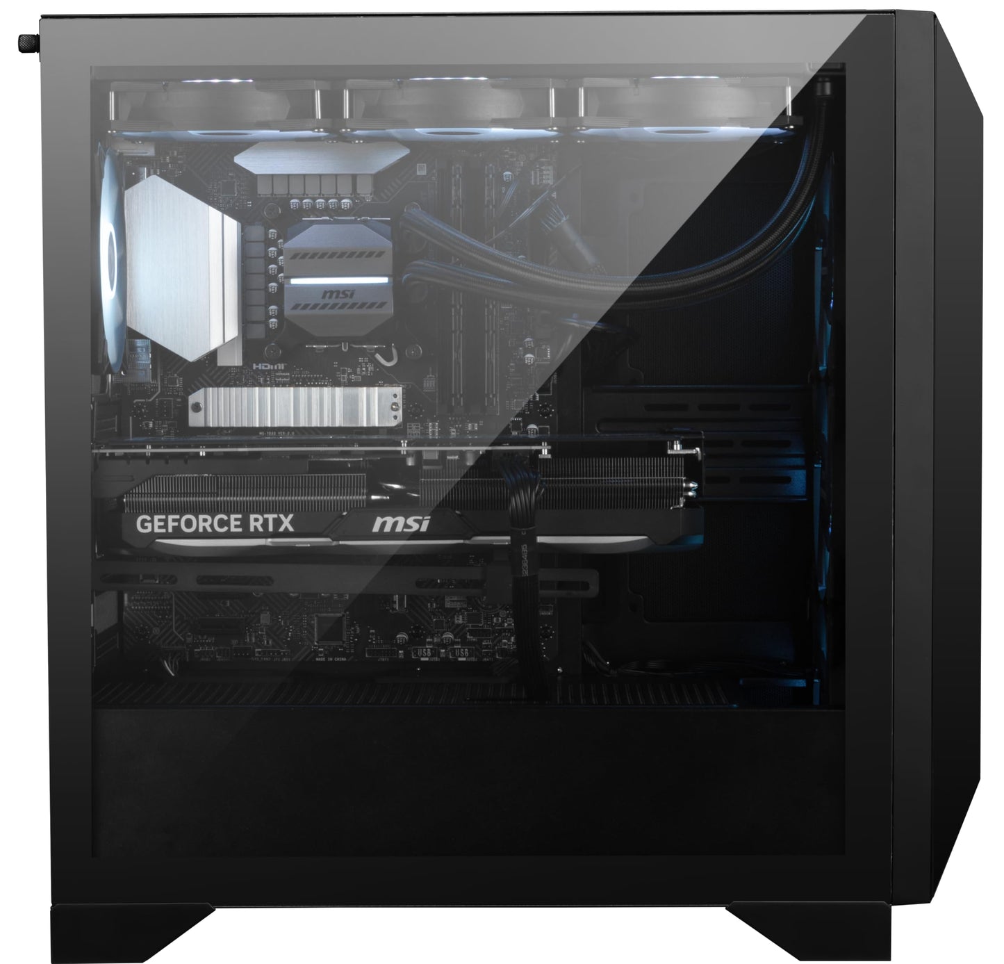 msi Aegis ZS2 Gaming Desktop: AMD Ryzen R9-7900X, GeForce RTX 5070, 32GB DDR5, 2TB M.2 NVMe, Liquid Cooling, VR-Ready, WiFi 7, Windows 11 Home: C7NVP-1435US