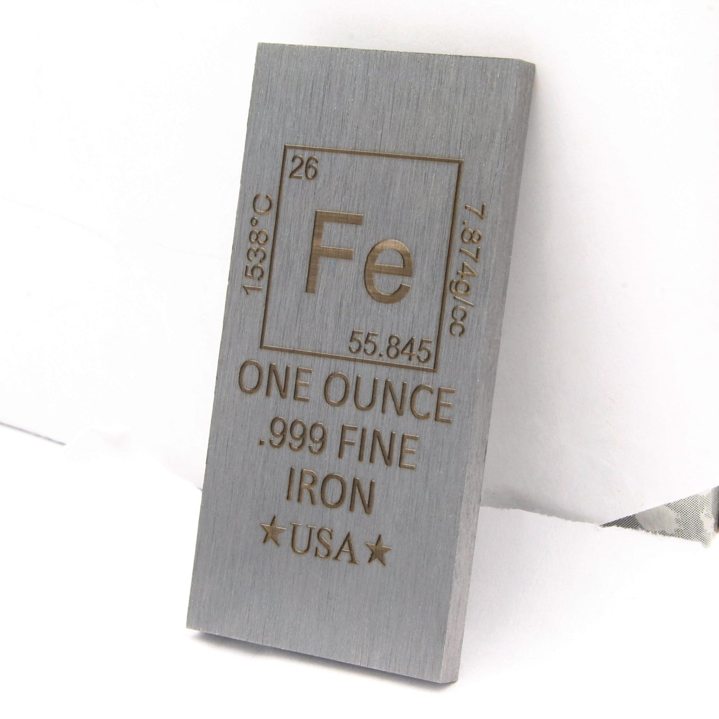 1 oz Silver Plated Bar (Flat Style) .999 Pure Paperweight - Element Design with Certificate of Authenticity
