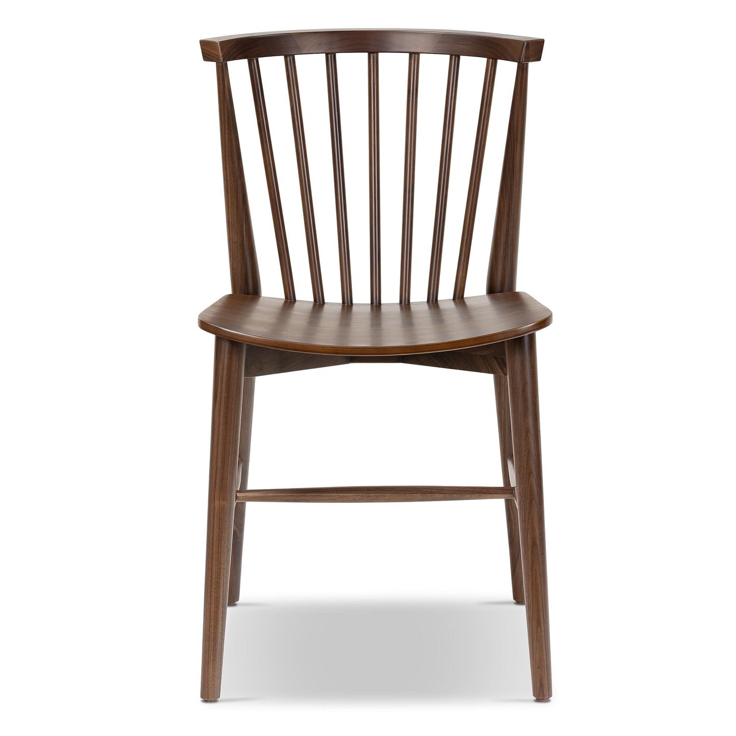Poly & BARK Ligna Counter Stool in Black – Mid-Century Inspired Stool with Sculpted Spindle Back – Solid American Oak Frame and Engineered Wood Veneered Seat – Fully Assembled and Ready to Use