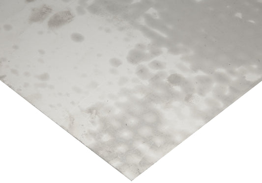 304 Stainless Steel Sheet, #2B Smooth Finish, Annealed, ASTM A240/ASME SA240, 0.048" Thickness, 24" Width, 48" Length, 18 Gauge, OnlineMetals