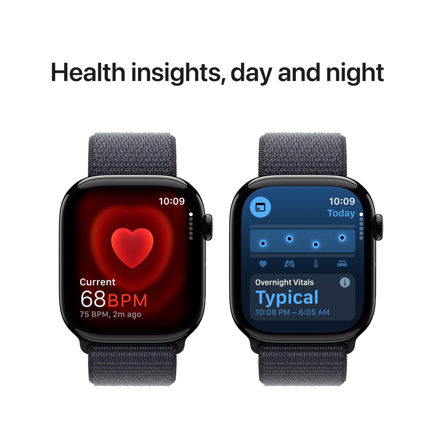 Apple Watch Series 10 [GPS + Cellular 42mm case] Smartwatch with Jet Black Aluminum Case with Black Sport Band - M/L. Fitness Tracker, ECG App, Always-On Retina Display, Water Resistant