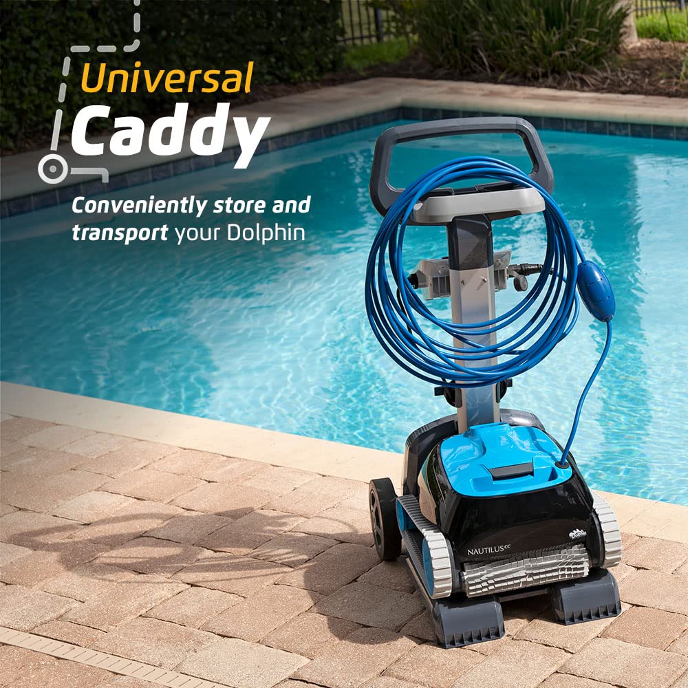 Dolphin Genuine Accessory — Universal Caddy for Any Robotic Pool Vacuum Cleaner — Easy to Transport and Store Your Dolphin Year-Round