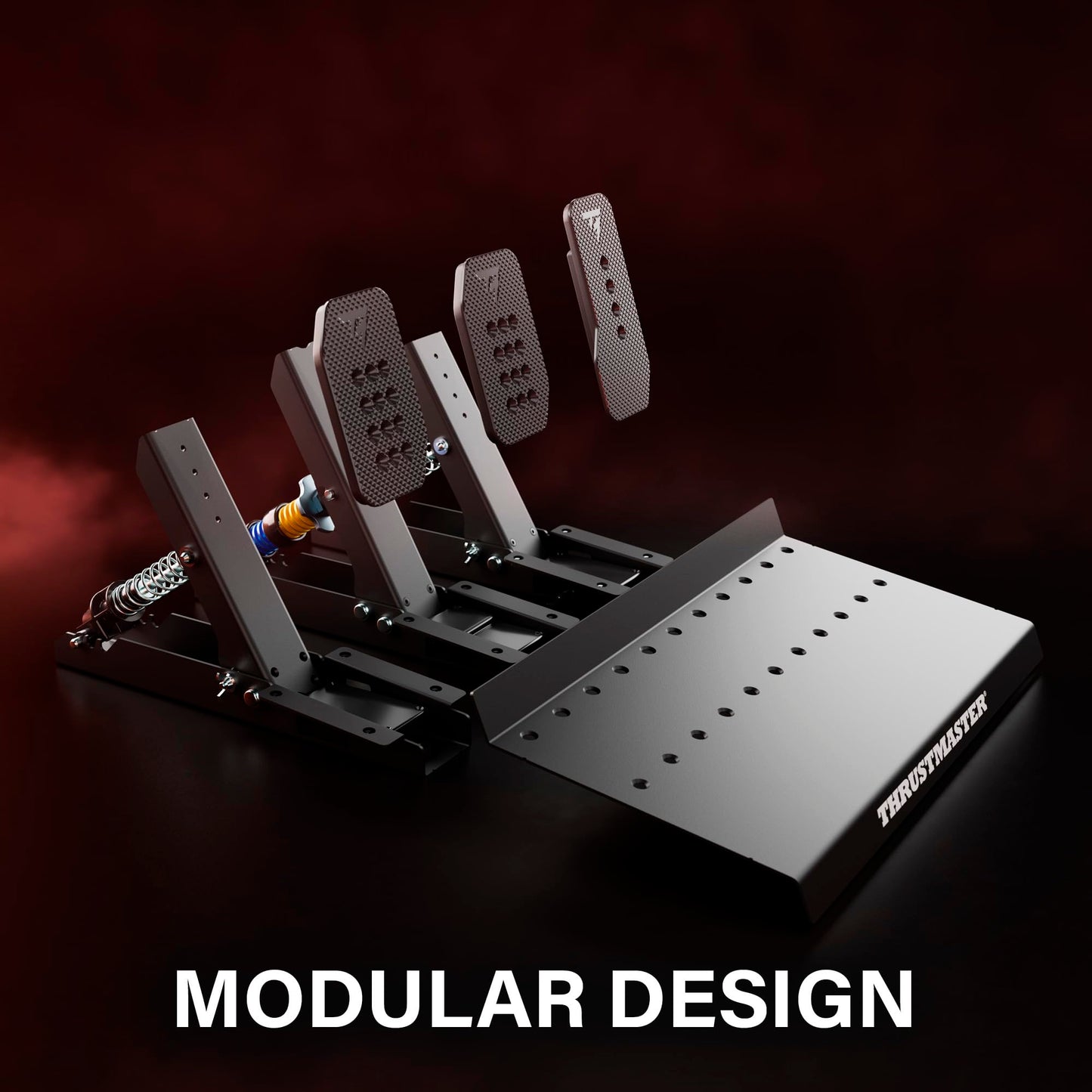 Thrustmaster Raceline Pedals III Modular Sim Racing Pedals - PS5, XBOX & PC | 3-pedal all-metal build, H.E.A.R.T sensors, 3 pressure adjustments, multiple springs, non-slip pads, load-cell upgrade ready