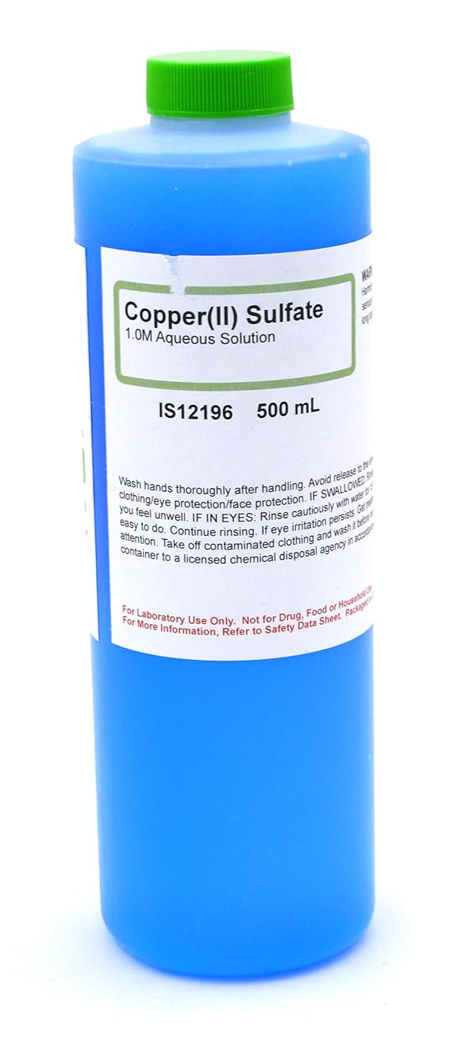 ALDON Copper (II) Sulfate Solution, 1M, 500mL - The Curated Chemical Collection