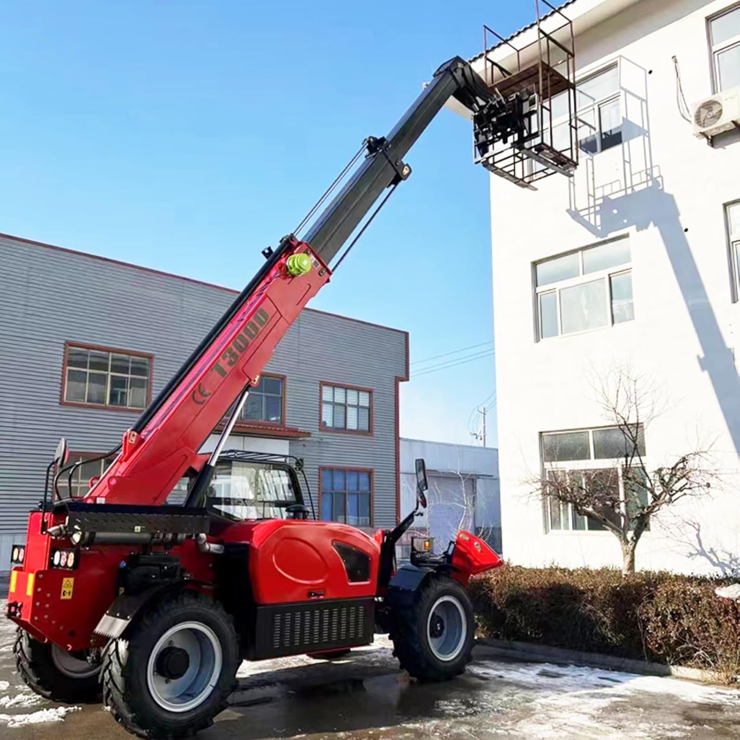 Narrow-Space Telehandler – Slim Telescopic Forklift for Tight Warehouse Aisles & Indoor Construction
